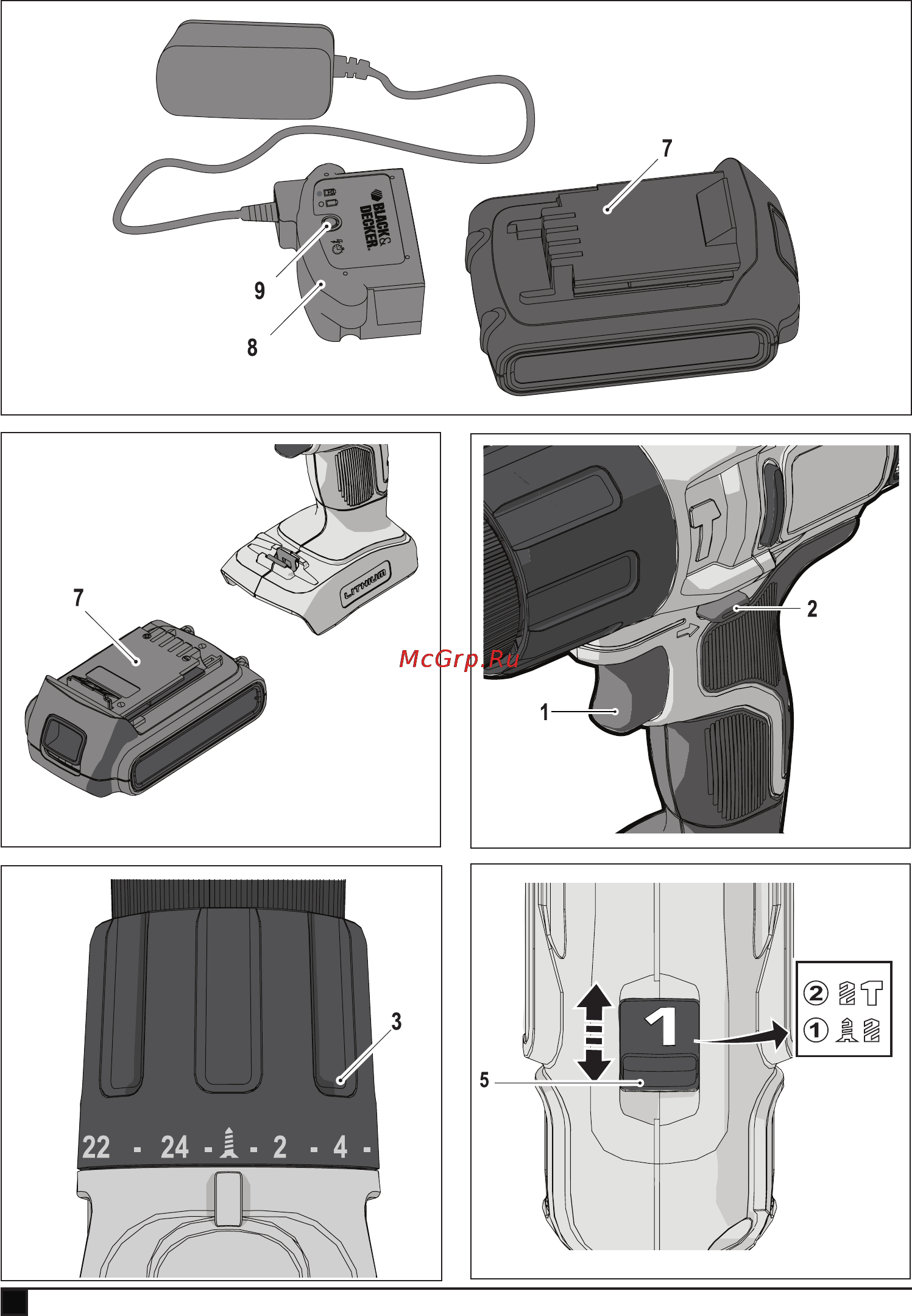 Black & Decker EGBL188K Инструкция по эксплуатации онлайн [2/12] 77586