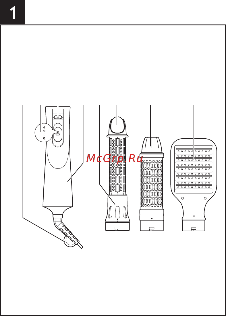Philips CARE AIRSTYLER HP8655/00 Инструкция по эксплуатации онлайн [2/21] 296486