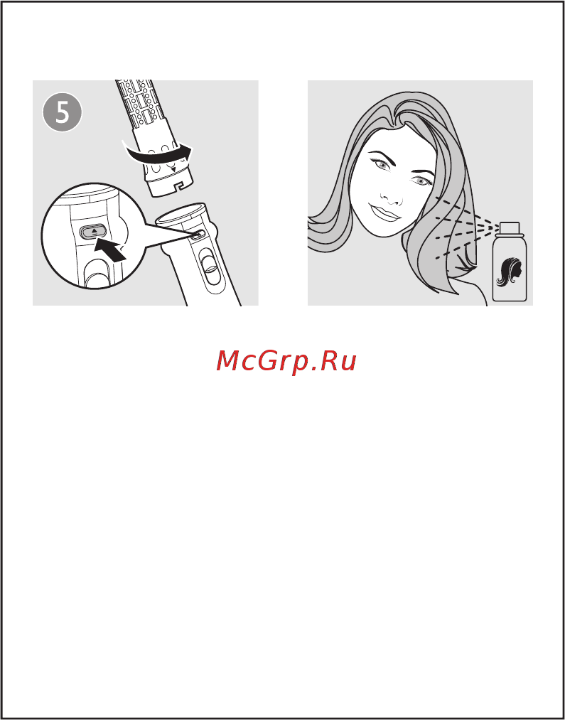 Philips CARE AIRSTYLER HP8655/00 Инструкция по эксплуатации онлайн [6/21] 296486