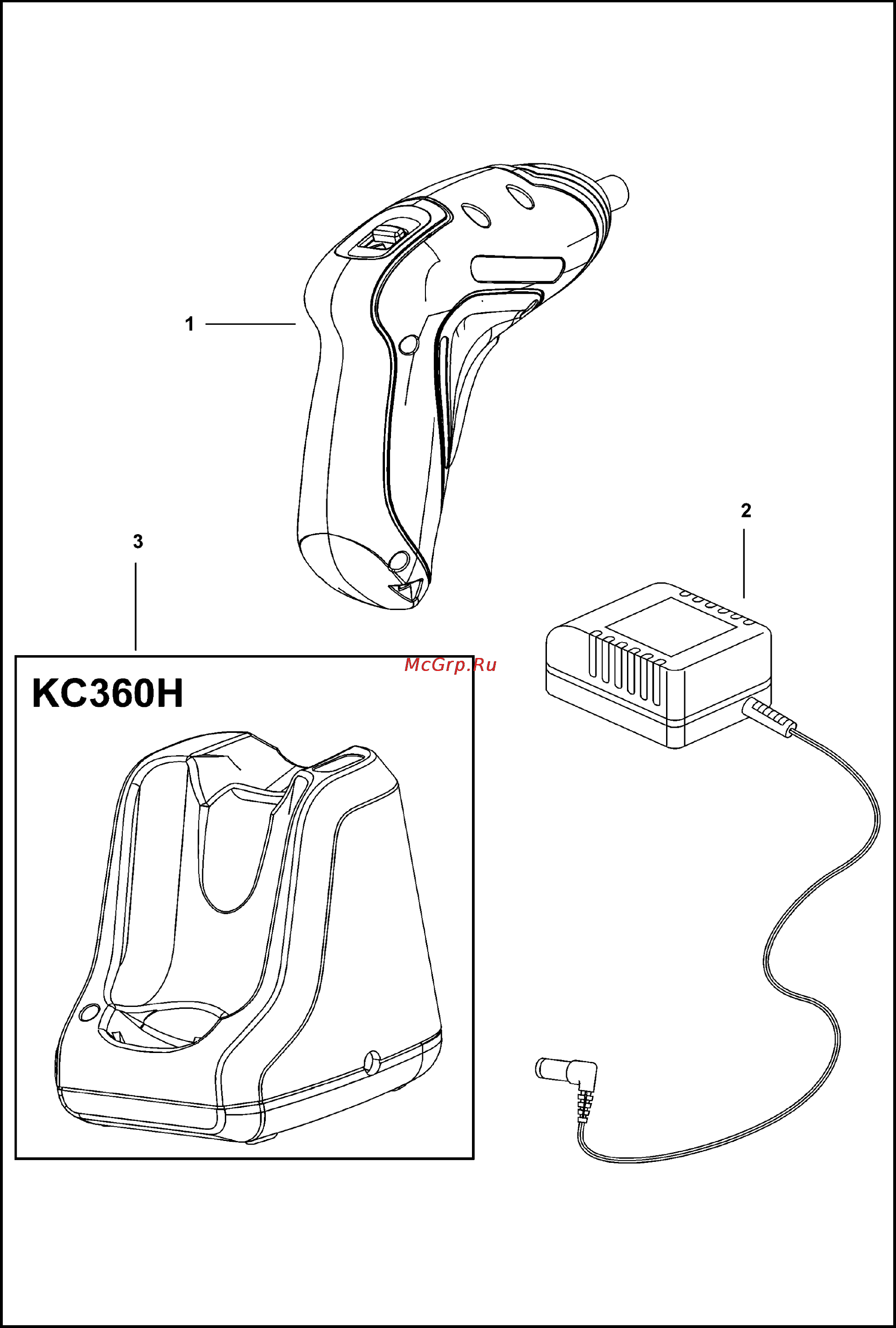 Black & Decker KC36LN Инструкция по эксплуатации онлайн [9/16] 77606