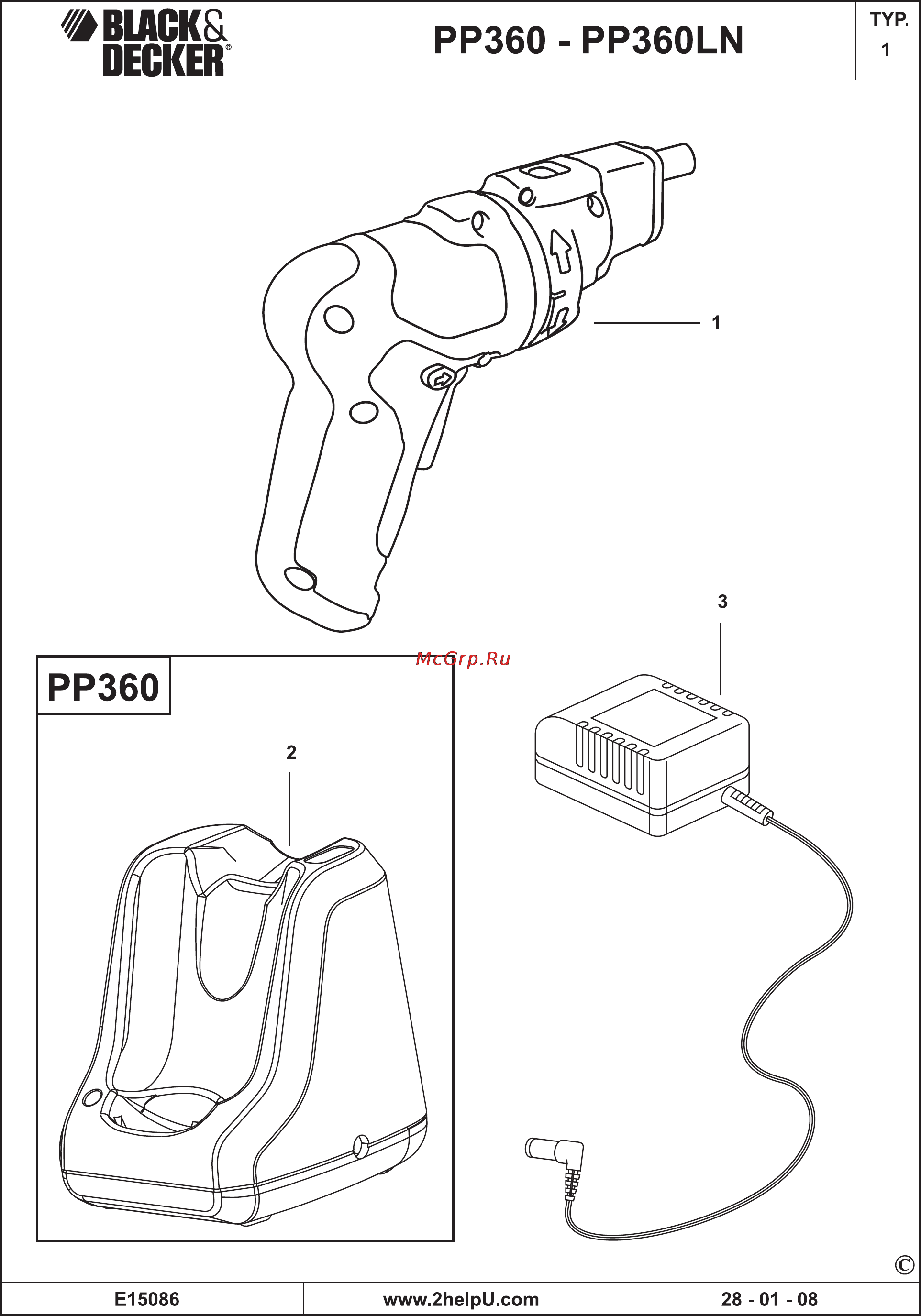 Black & Decker PP360LN Инструкция по эксплуатации онлайн [10/12] 77609