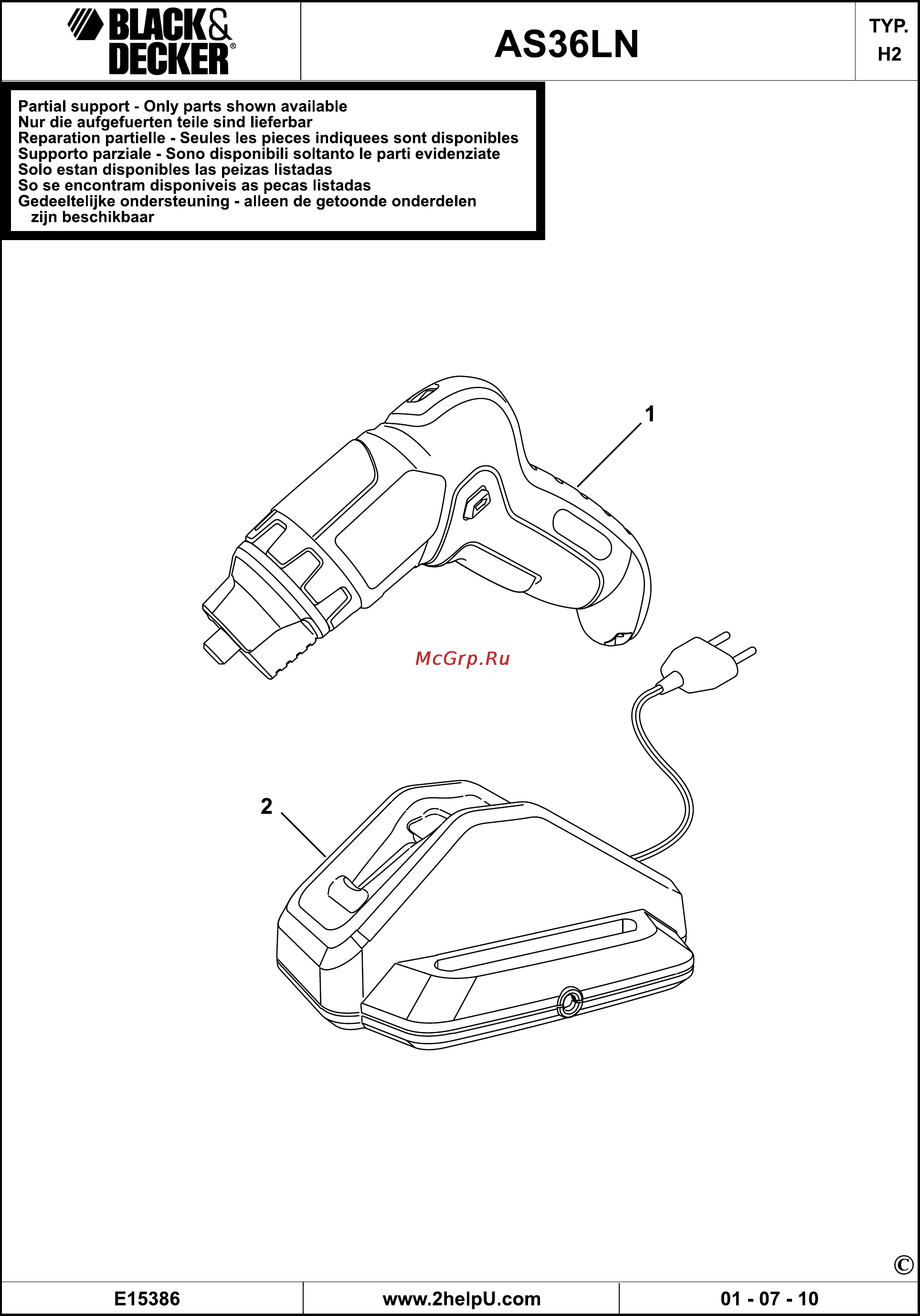 Black & Decker AS36LN Инструкция по эксплуатации онлайн [13/16] 77612