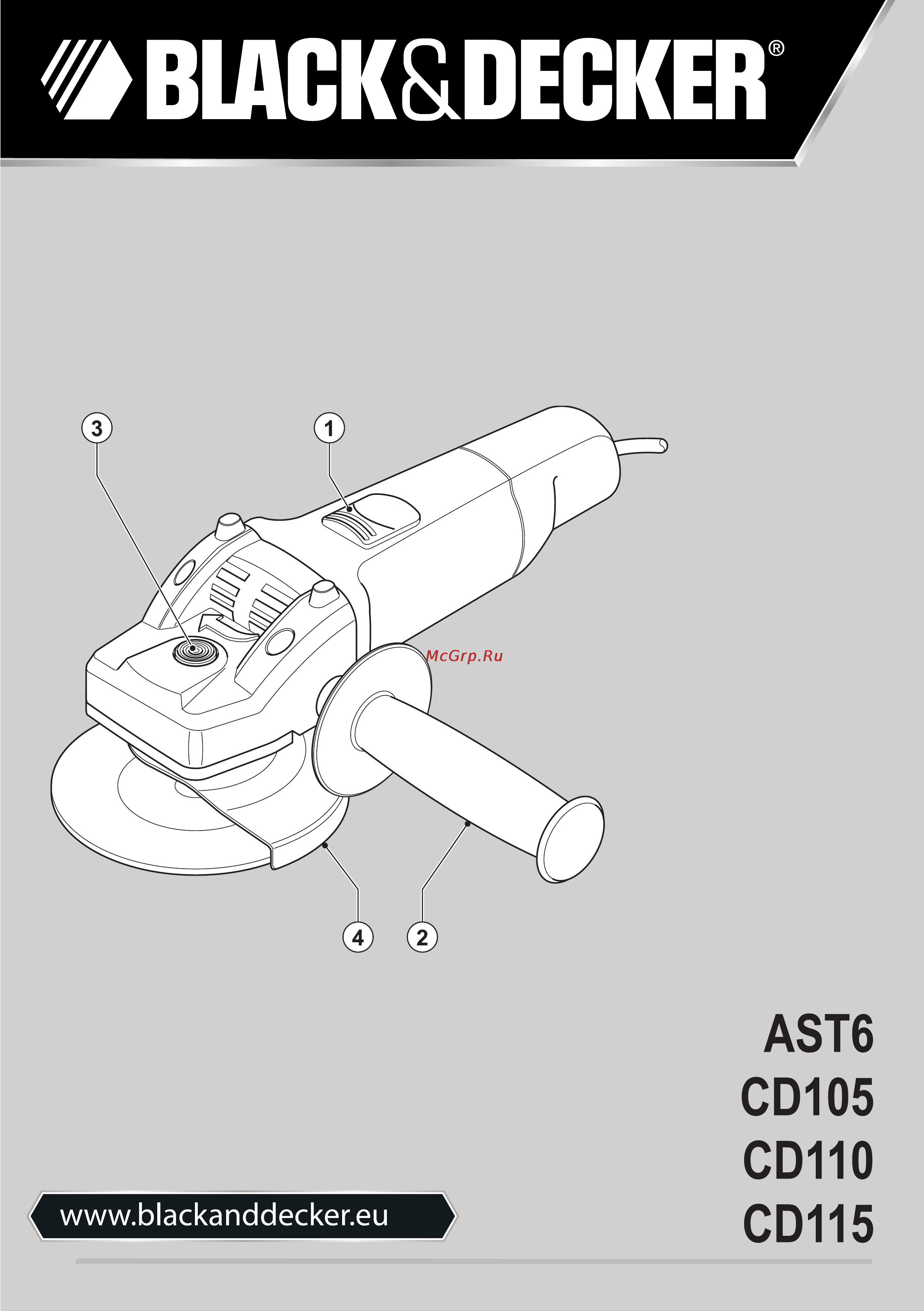 Black & Decker CD115 Инструкция по эксплуатации онлайн