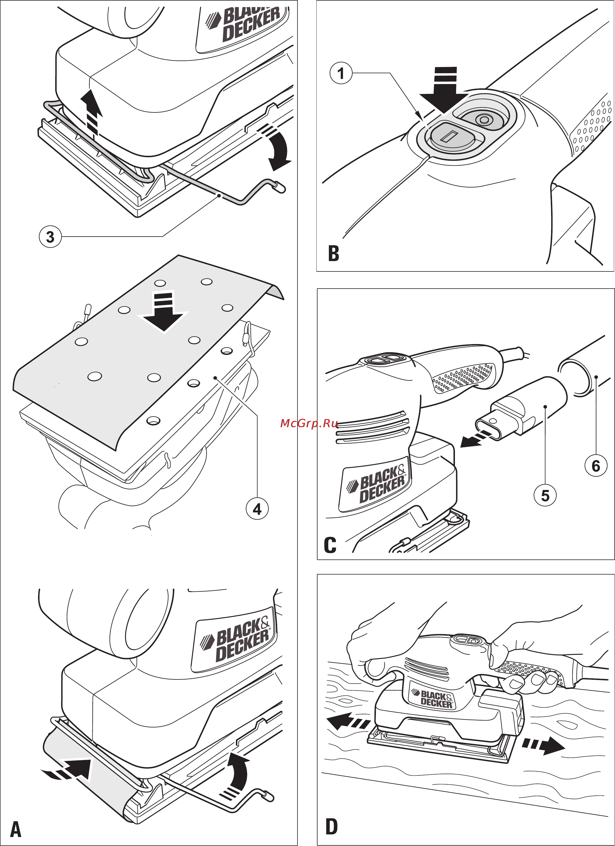 Black & Decker KA300 Инструкция по эксплуатации онлайн [2/16] 77646