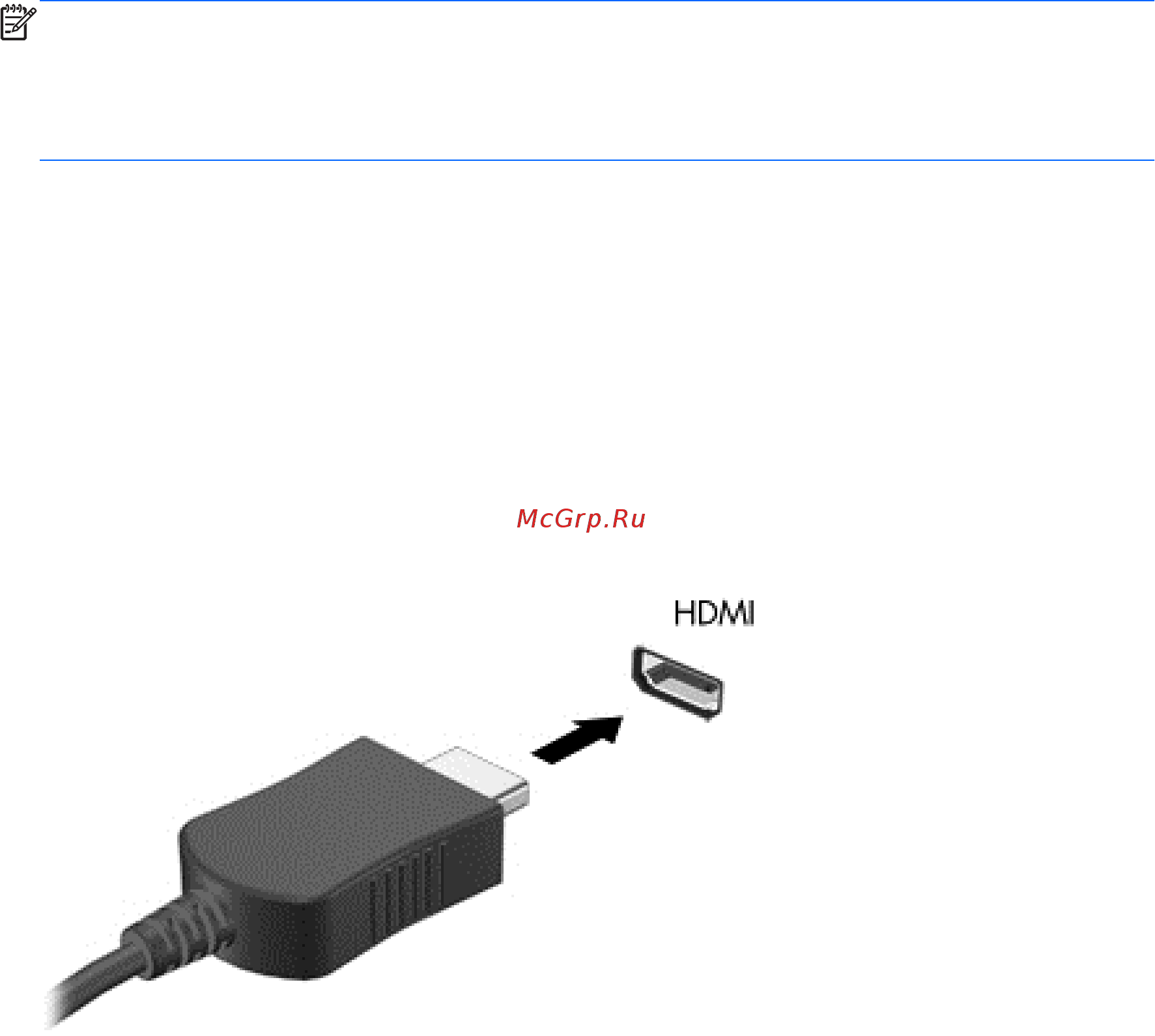 HP Envy m6-1221er D2G35EA [40/100] Подключение монитора или телевизора hdmi