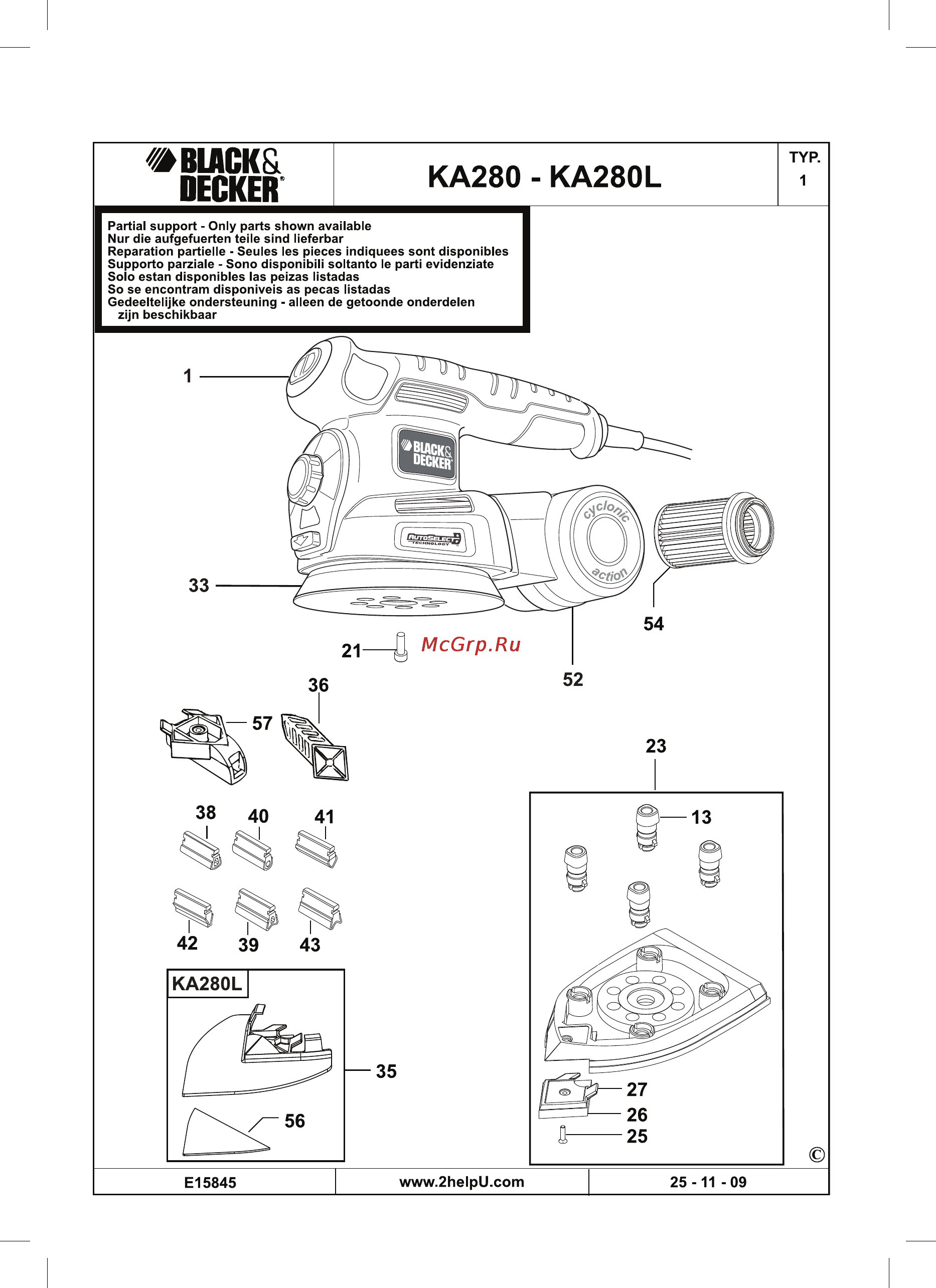 Black & Decker KA280 Инструкция по эксплуатации онлайн [27/28] 77661