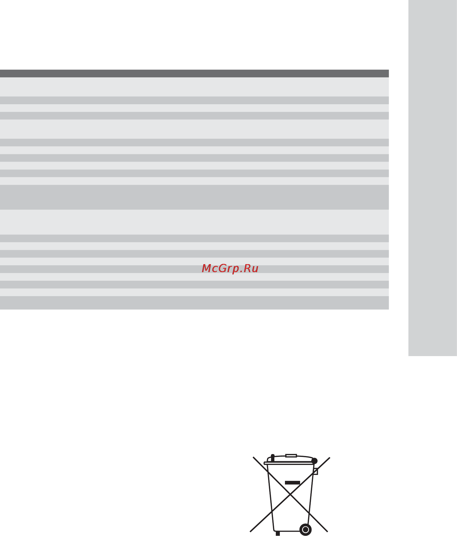 Electrolux ESVMO-280-A [39/44] Этот символ указывает что данный продукт не должен утилизироваться как бытовой мусор на территории ec для предотвращения ущерба ок ружающей среде и здоровью человека при...