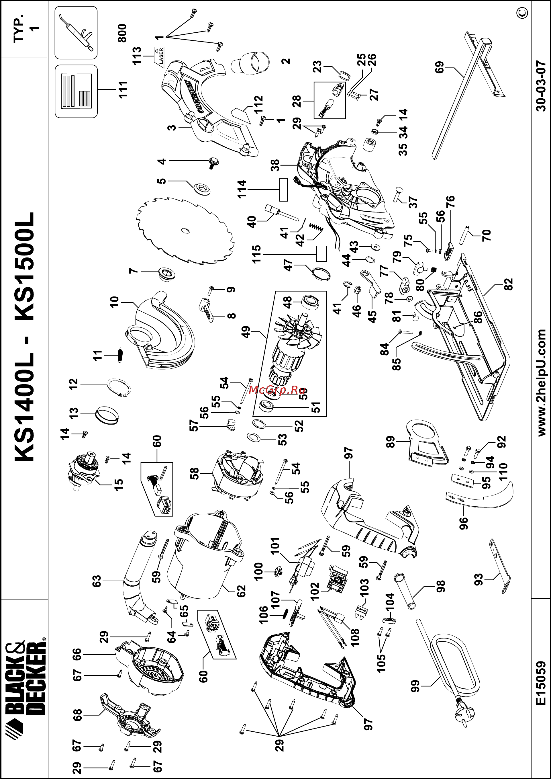 Black & Decker KS1400L Инструкция по эксплуатации онлайн [12/16] 77688