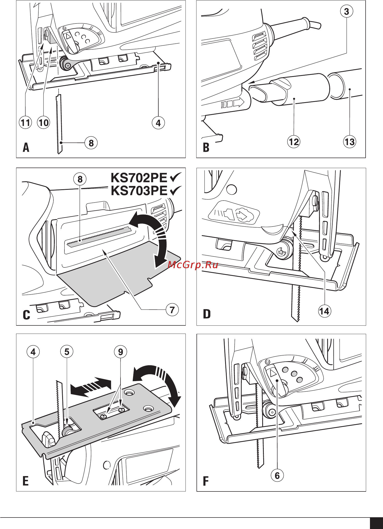 Black & Decker KS700PEK Инструкция по эксплуатации онлайн [3/12] 77703