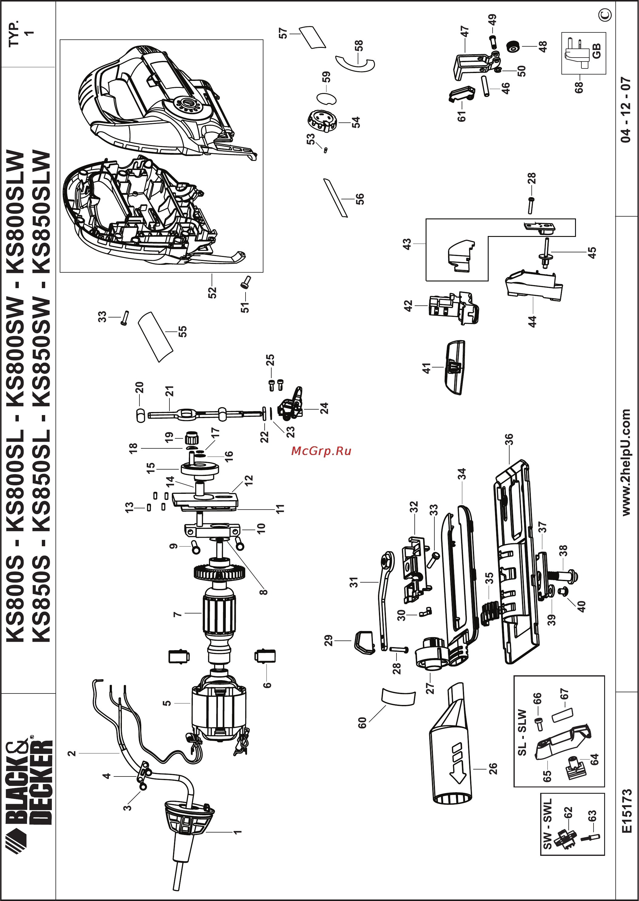 Black & Decker KS800E Инструкция по эксплуатации онлайн [14/20] 77706