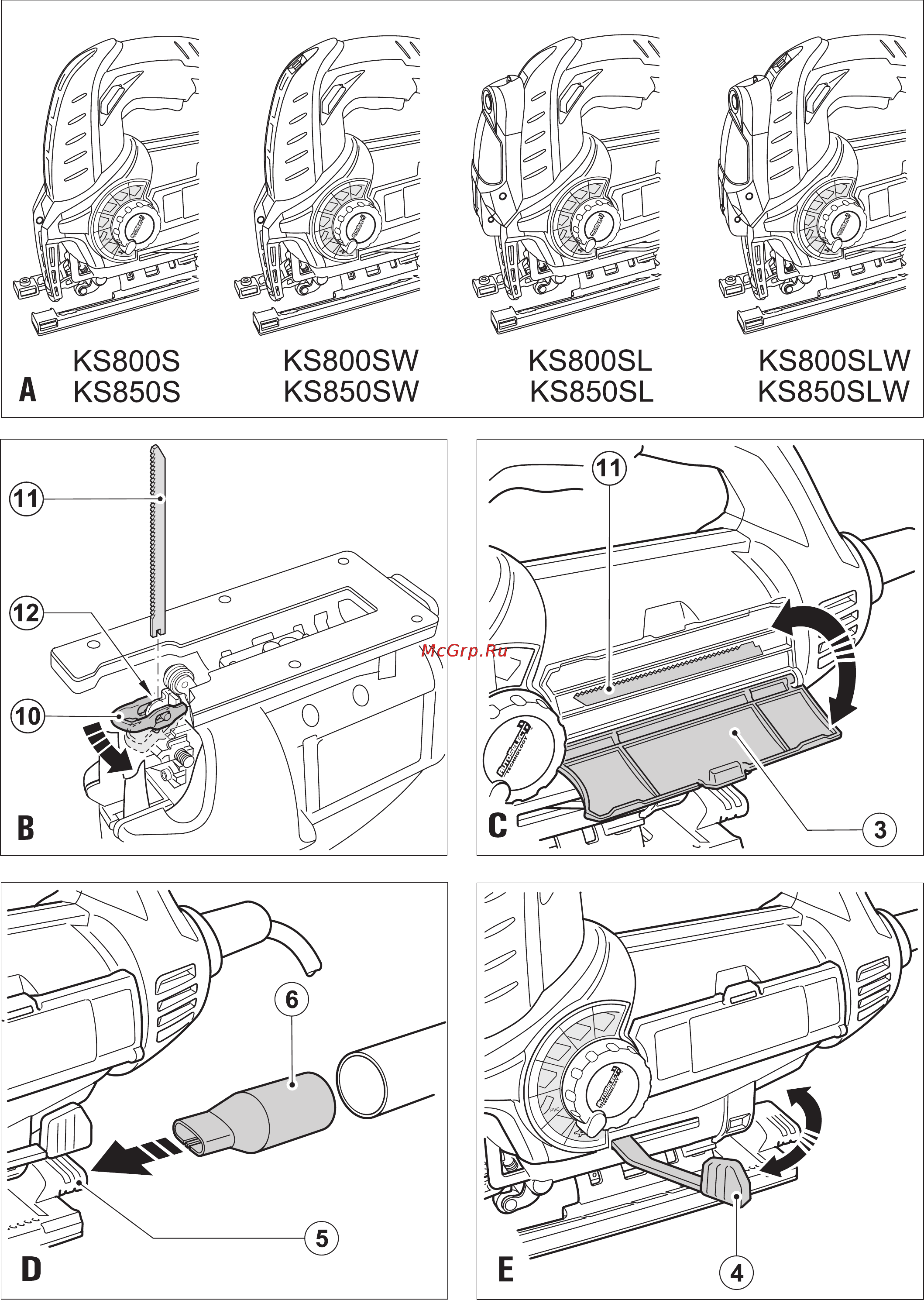 Black & Decker KS800E Инструкция по эксплуатации онлайн [2/20] 77706
