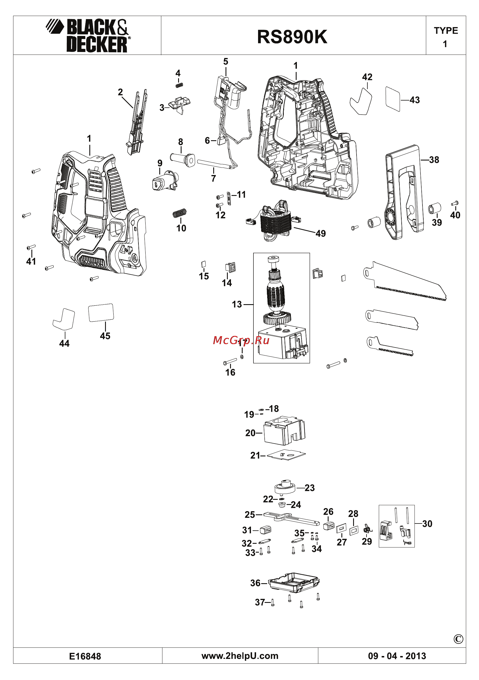 Black & Decker RS890K Инструкция по эксплуатации онлайн [9/12] 77722
