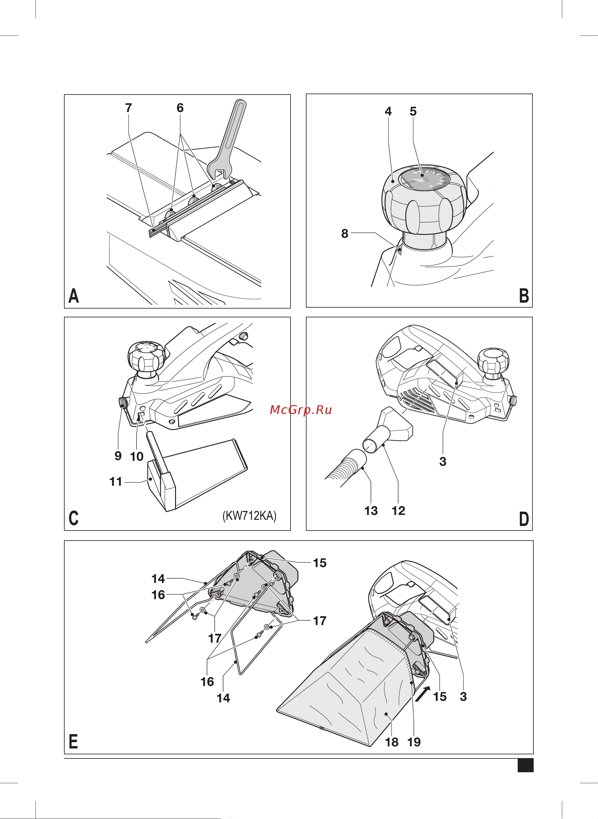Black & Decker KW712 Инструкция по эксплуатации онлайн [3/76] 77727