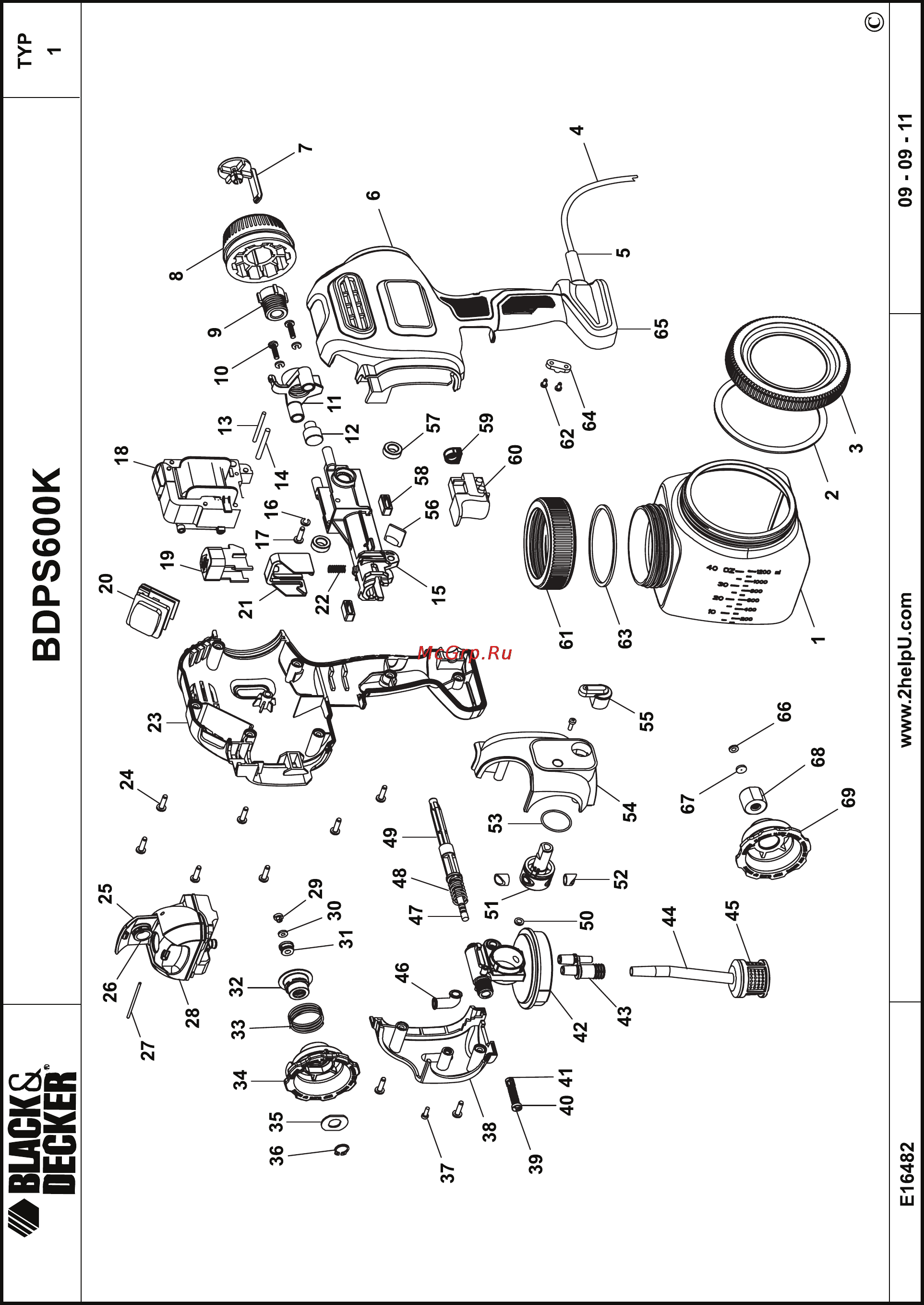 Black & Decker BDPS200 Инструкция по эксплуатации онлайн [19/20] 77745