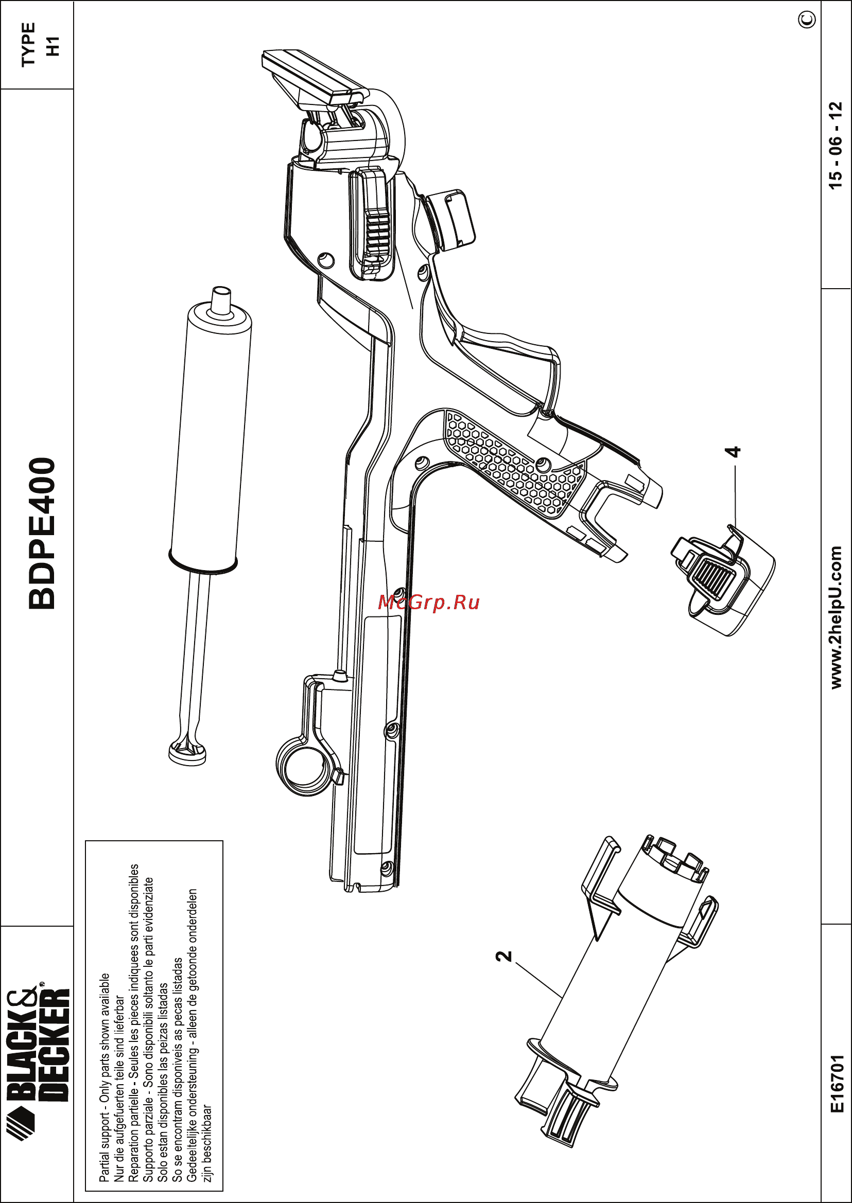Black & Decker BDPE400 Инструкция по эксплуатации онлайн [59/64] 77755