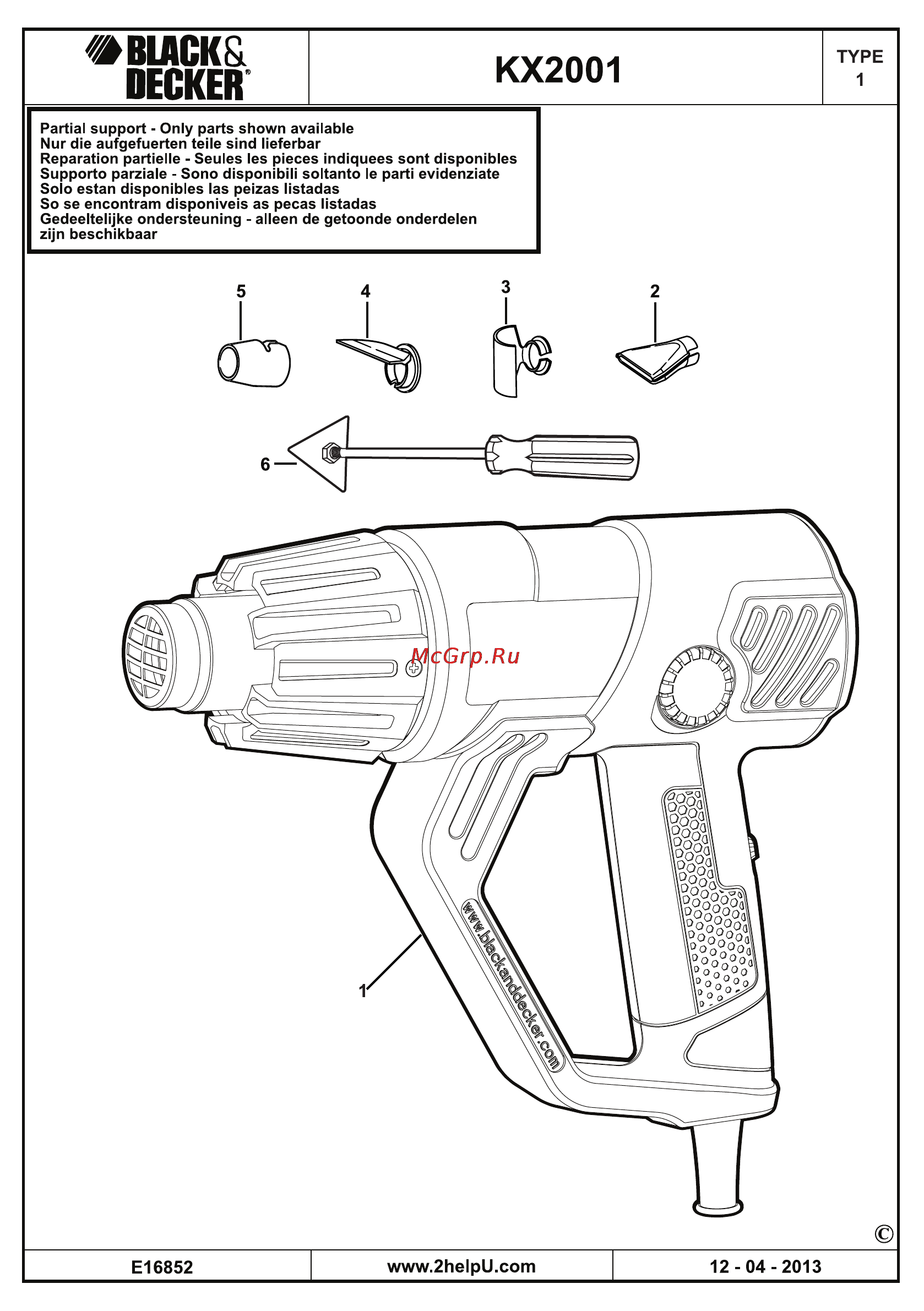 Black & Decker KX2001 Инструкция по эксплуатации онлайн [98/100] 77757