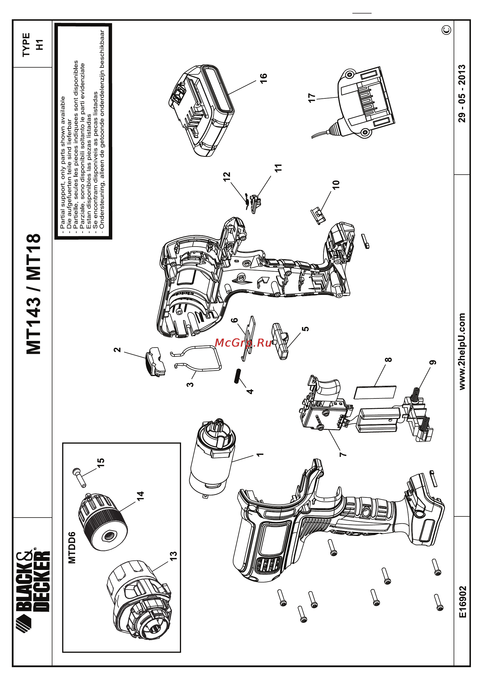 Black & Decker MT18K Инструкция по эксплуатации онлайн [95/100] 77797