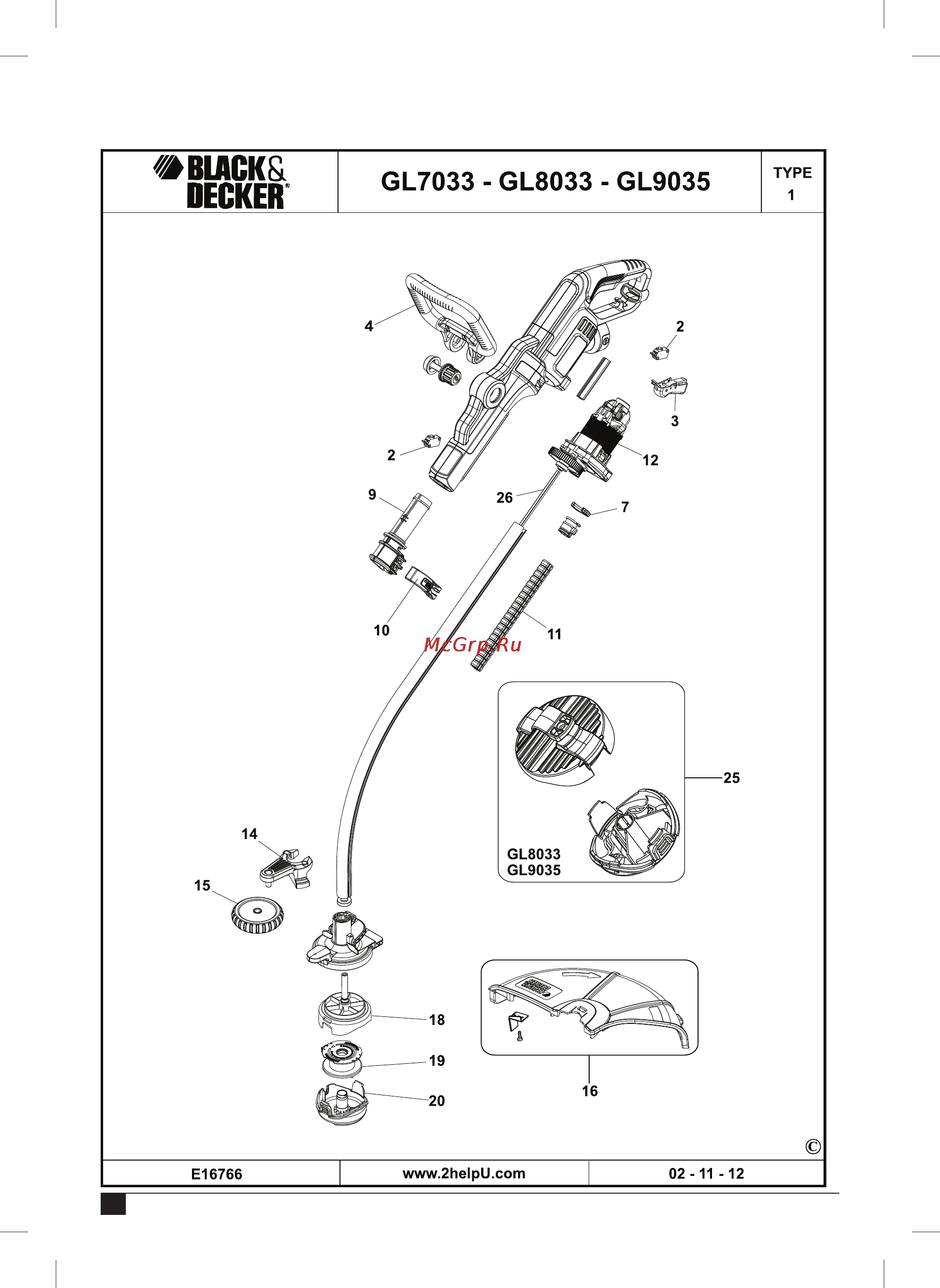 Black & Decker GL9035 Инструкция по эксплуатации онлайн [76/80] 77831