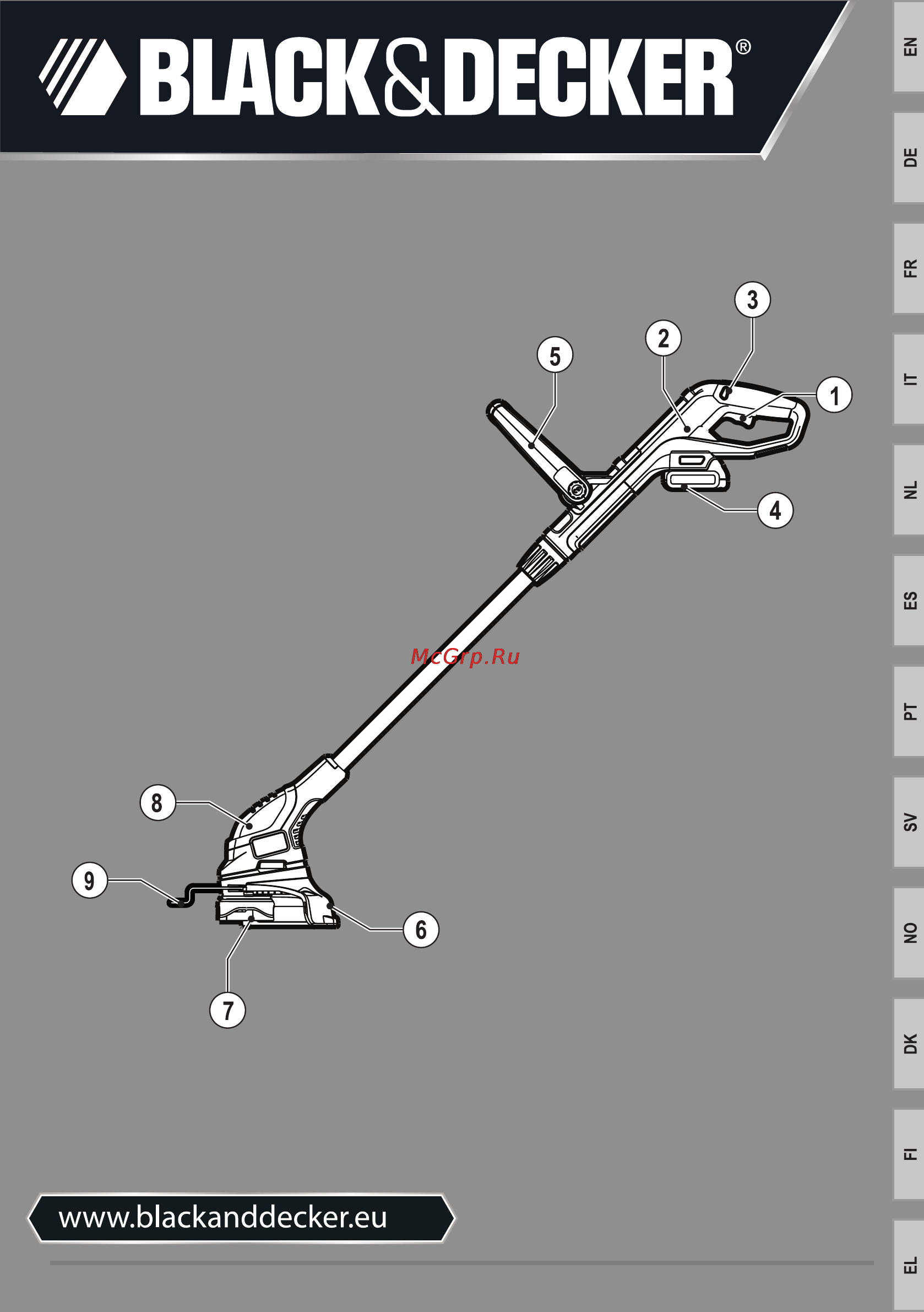 Black & Decker GLC1823L Инструкция по эксплуатации онлайн