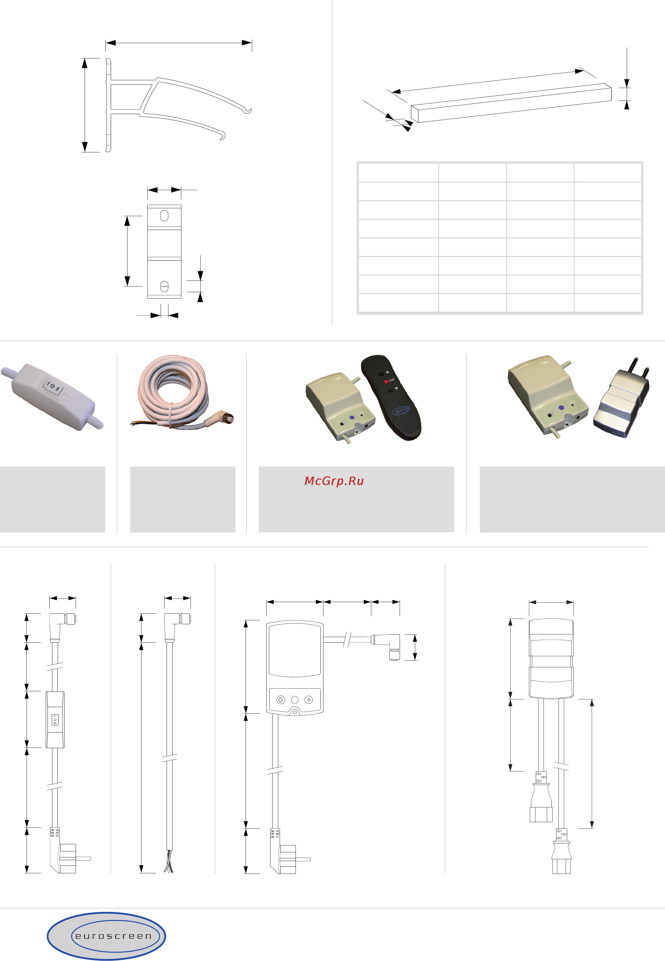 Euroscreen One Electric 200х185 Silver [2/3] Autolink
