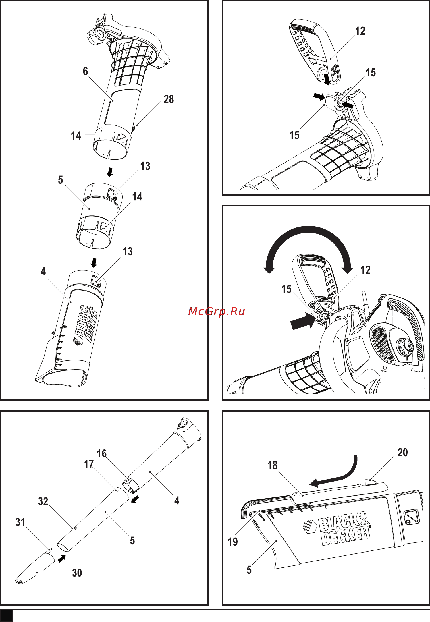 Black & Decker GW3050 Инструкция по эксплуатации онлайн [2/124] 77867