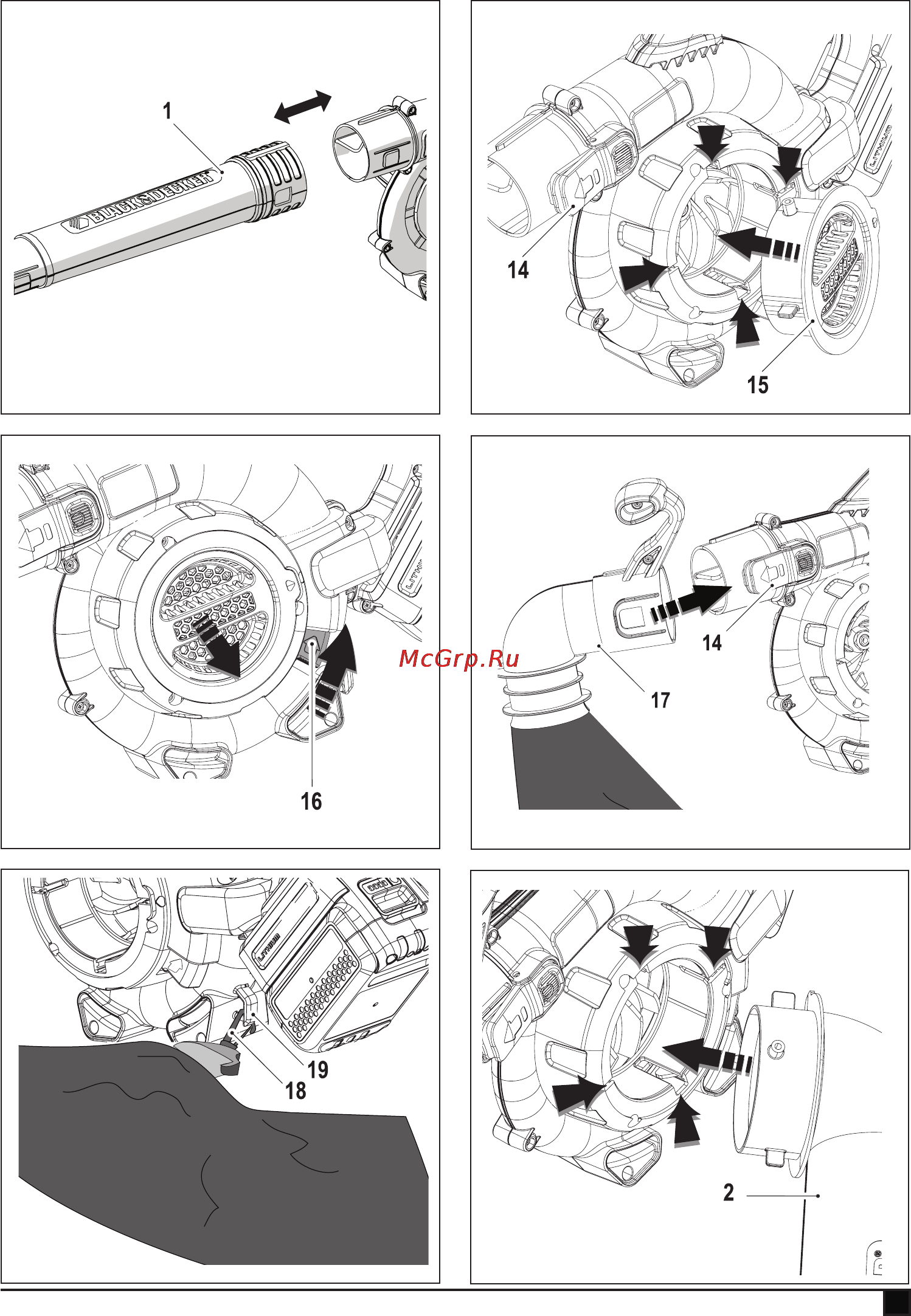 Black & Decker GWC3600L20 Инструкция по эксплуатации онлайн [3/12] 77876