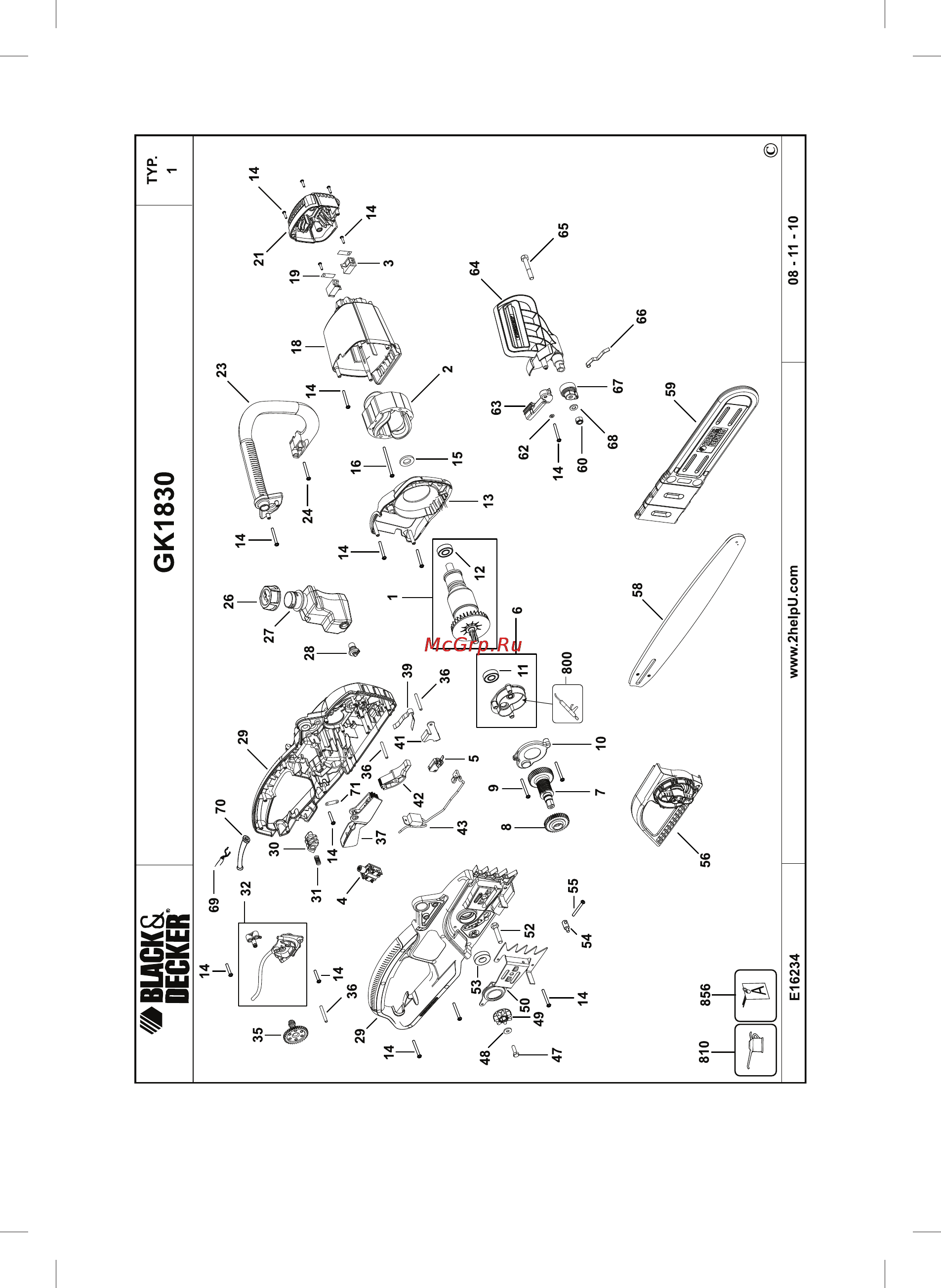 Black & Decker GK2235 Инструкция по эксплуатации онлайн [16/24] 77906