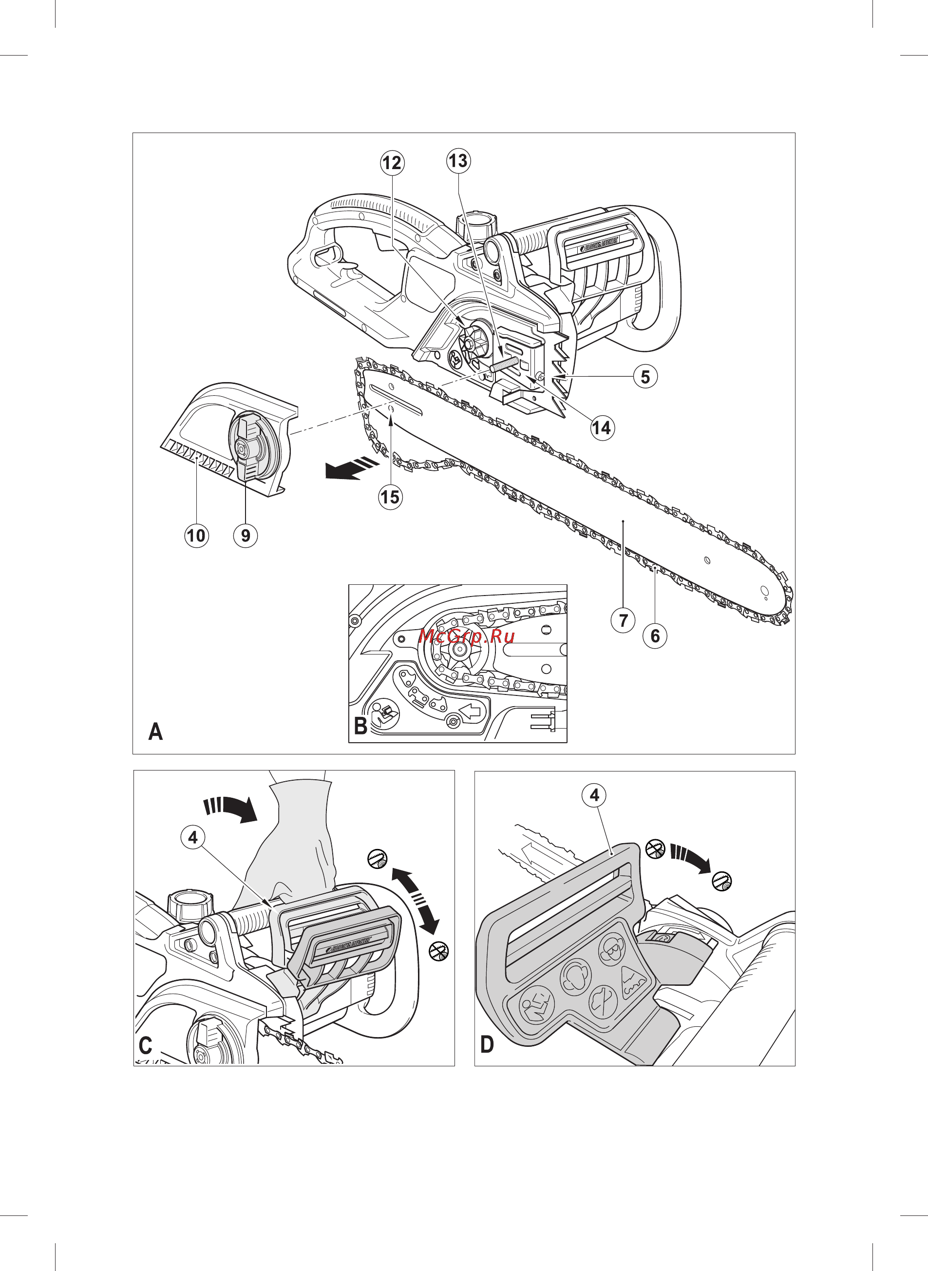 Black & Decker GK1935T Инструкция по эксплуатации онлайн [2/24] 77900