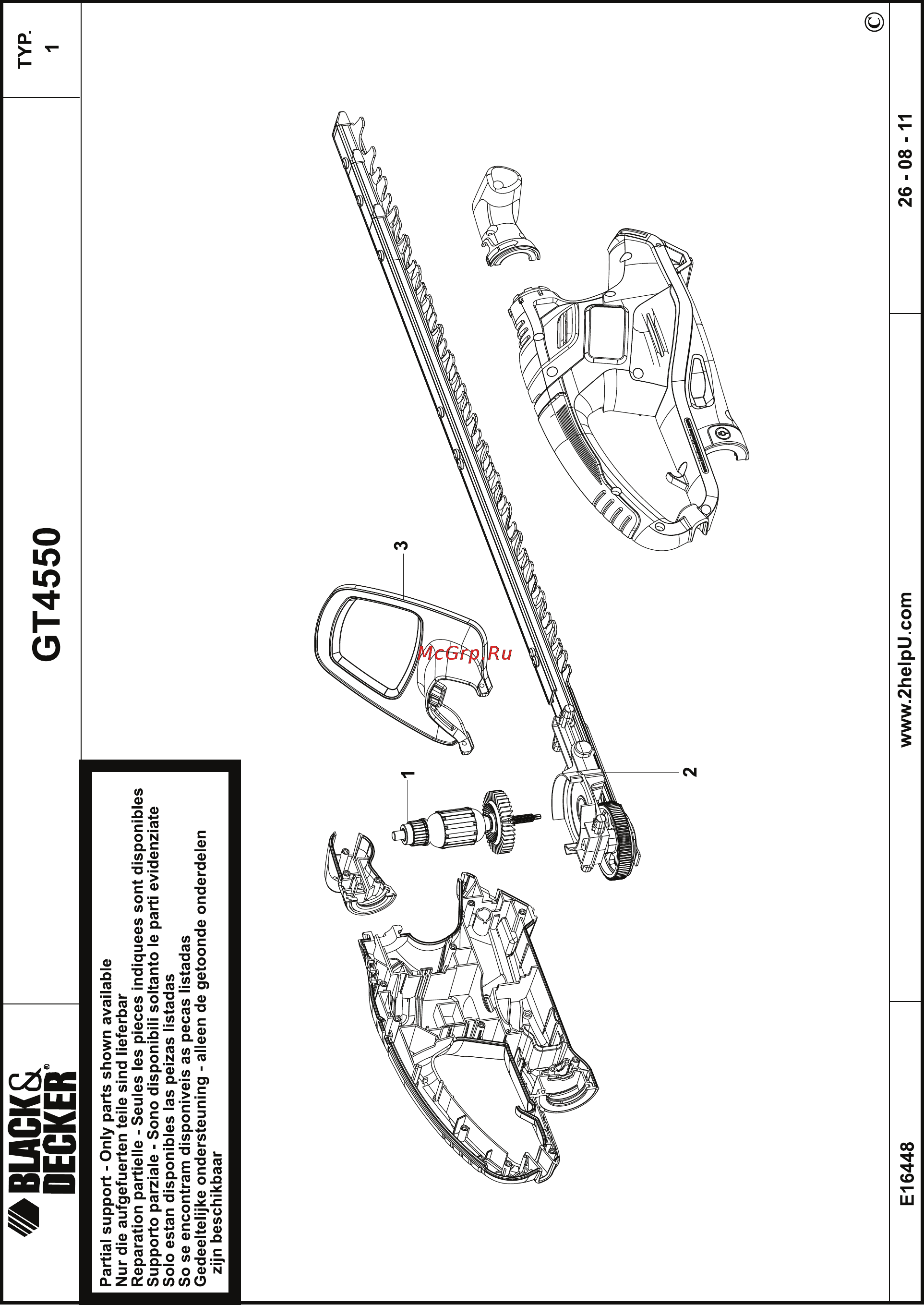 Black & Decker GT4245 Инструкция по эксплуатации онлайн [12/12] 77915