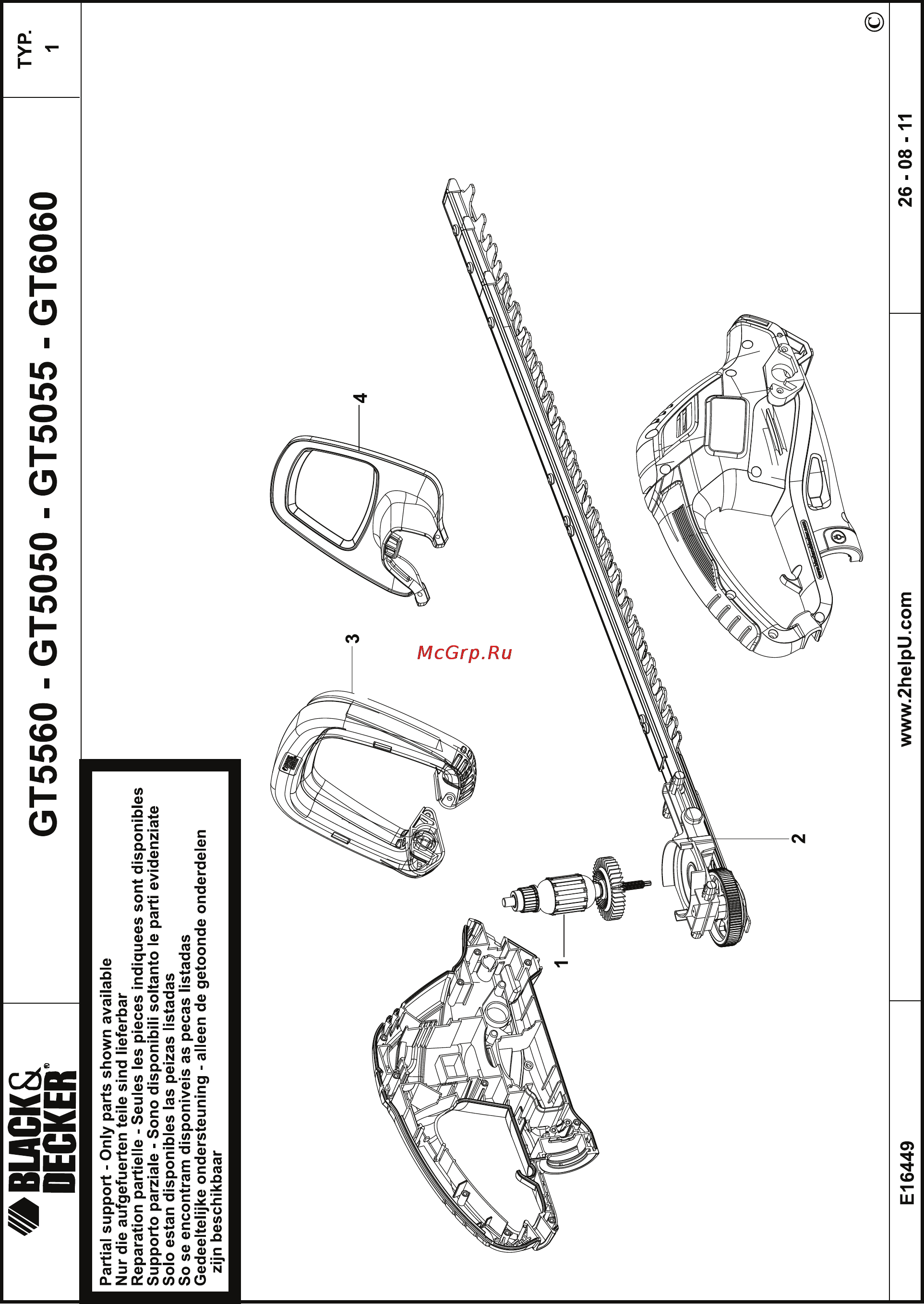 Black & Decker GT6060 Инструкция по эксплуатации онлайн [10/12] 77930