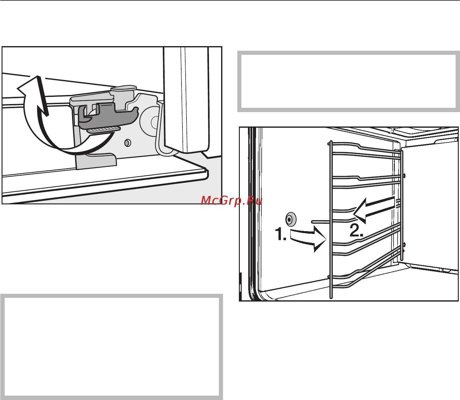 Miele H 5461 BP [64/88] Ñíÿòèå áîêîâûõ íàïðàâëÿþùèõ 64