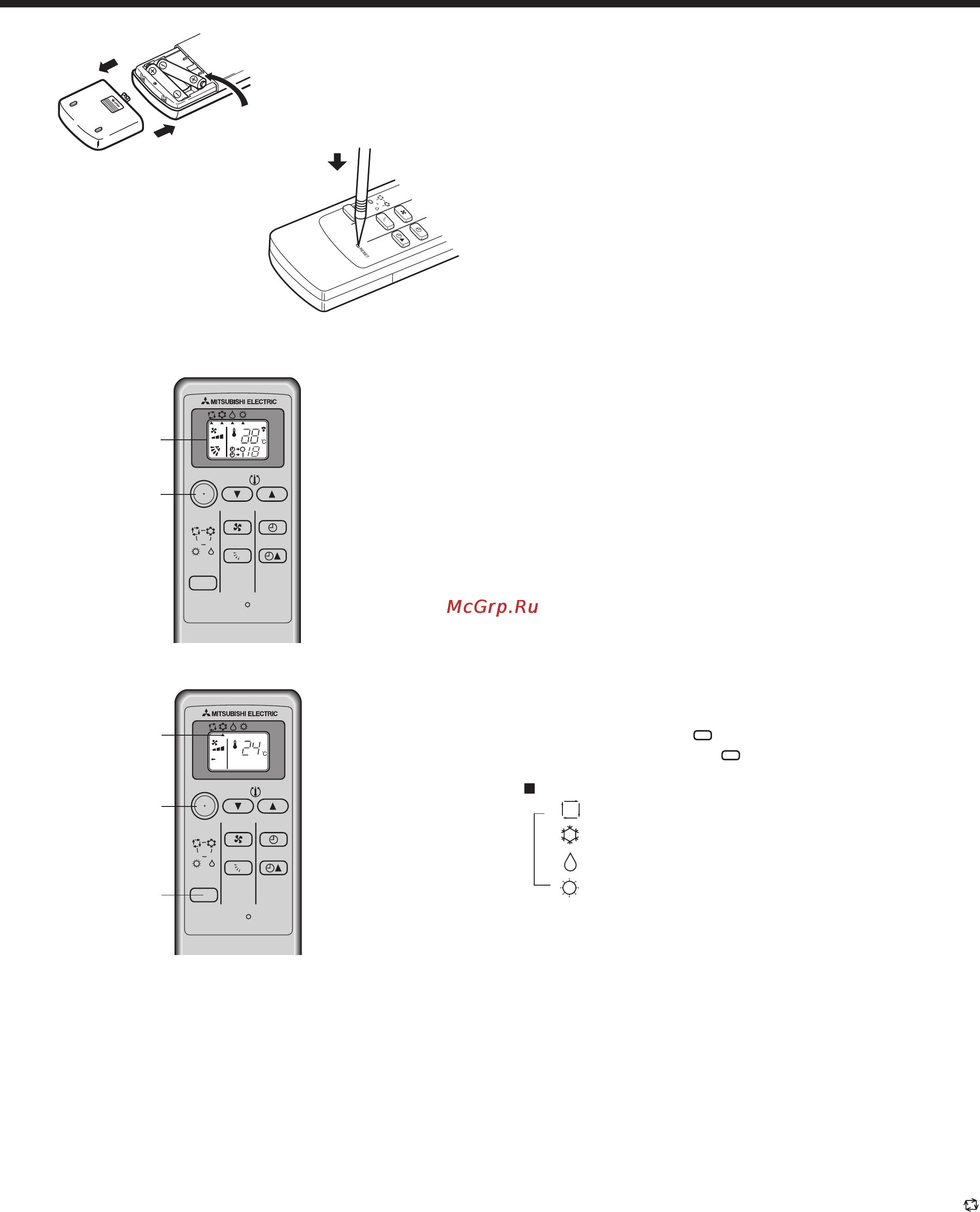 Mitsubishi Electric SLZ-A18AR [3/7] Описание работы