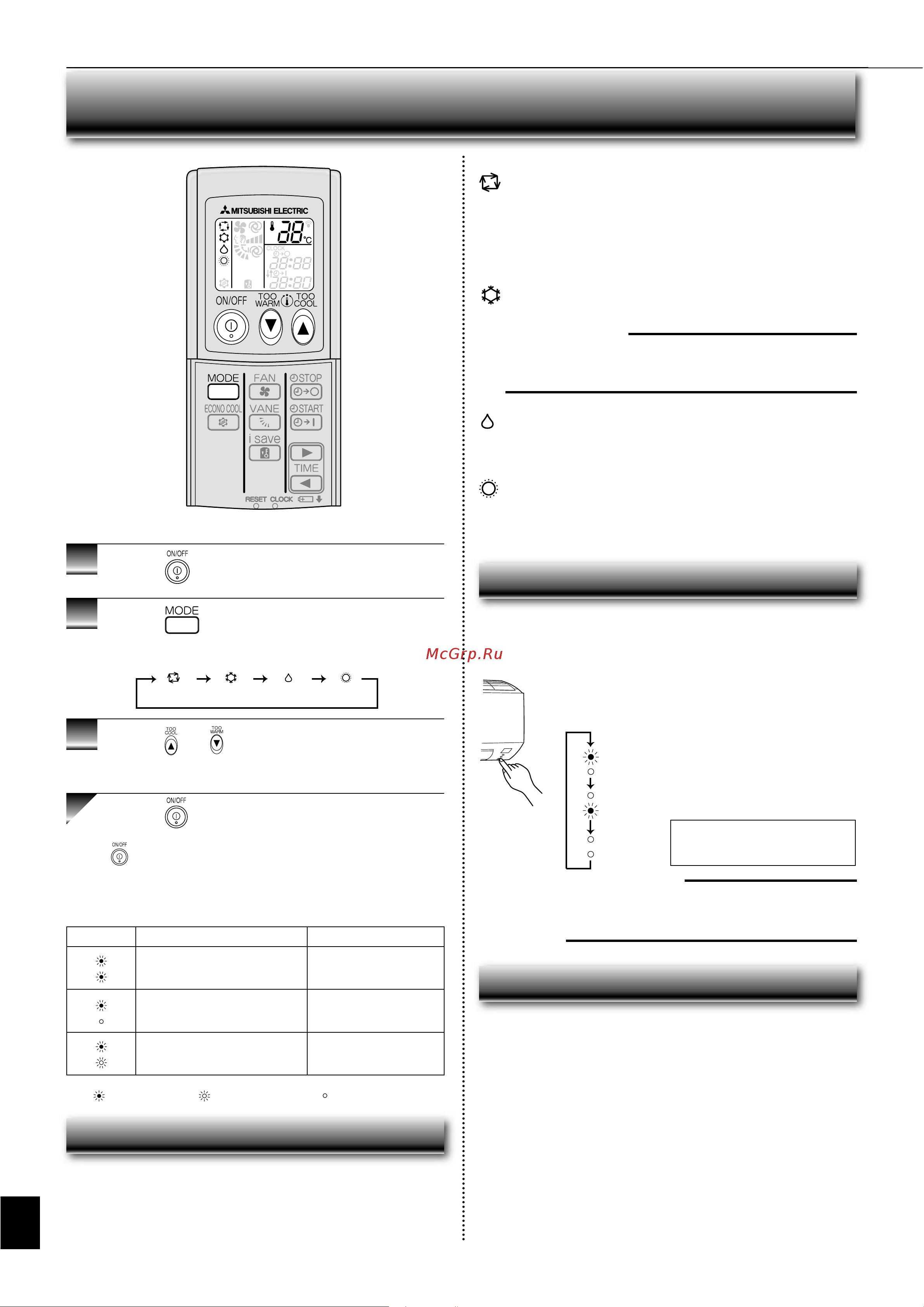 Mitsubishi Electric MSZ-GE22VA-E1 [5/11] О режим обогрева heat
