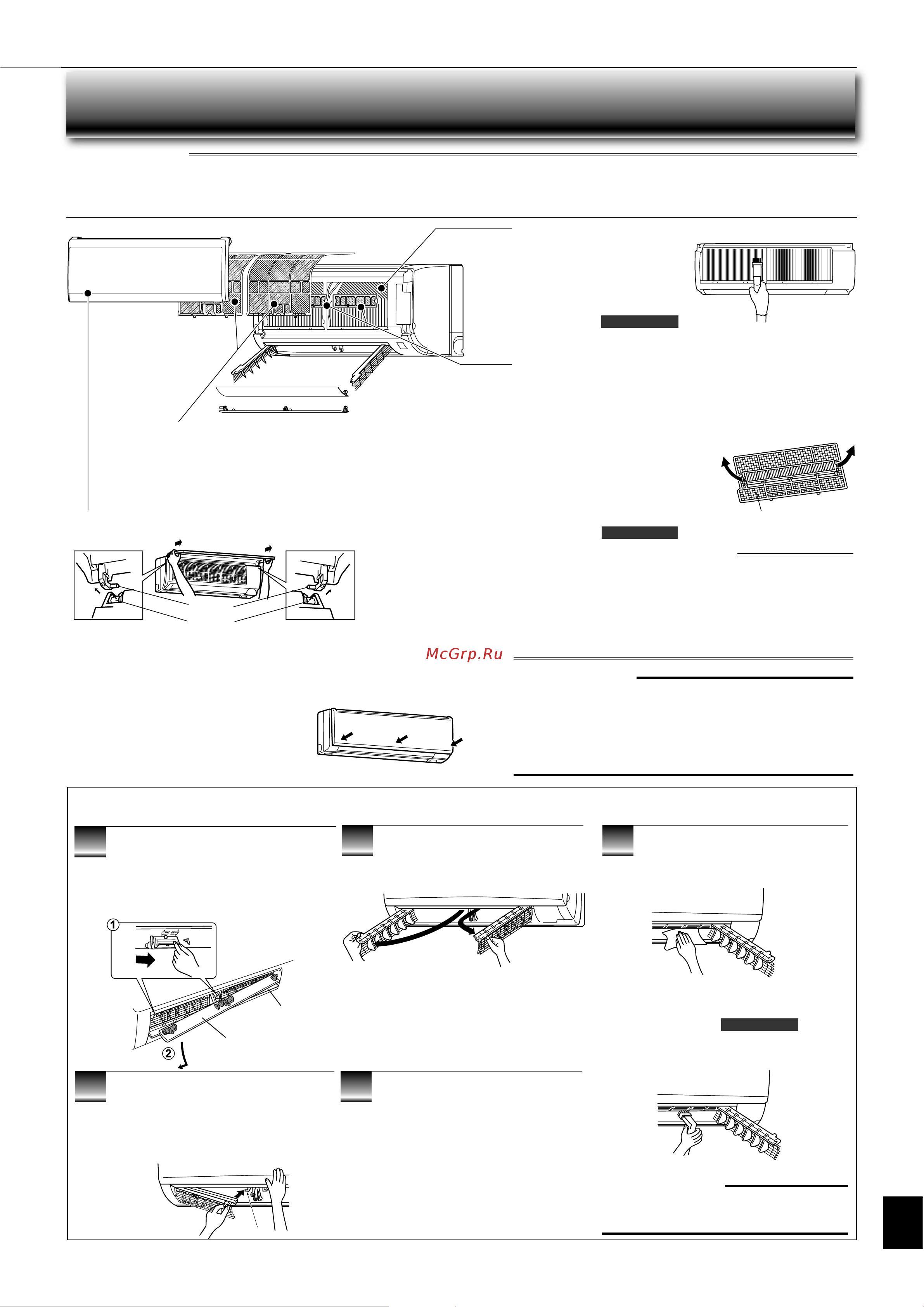 Mitsubishi Electric MSZ-GE22VA-E1 [8/11] Передняя панель