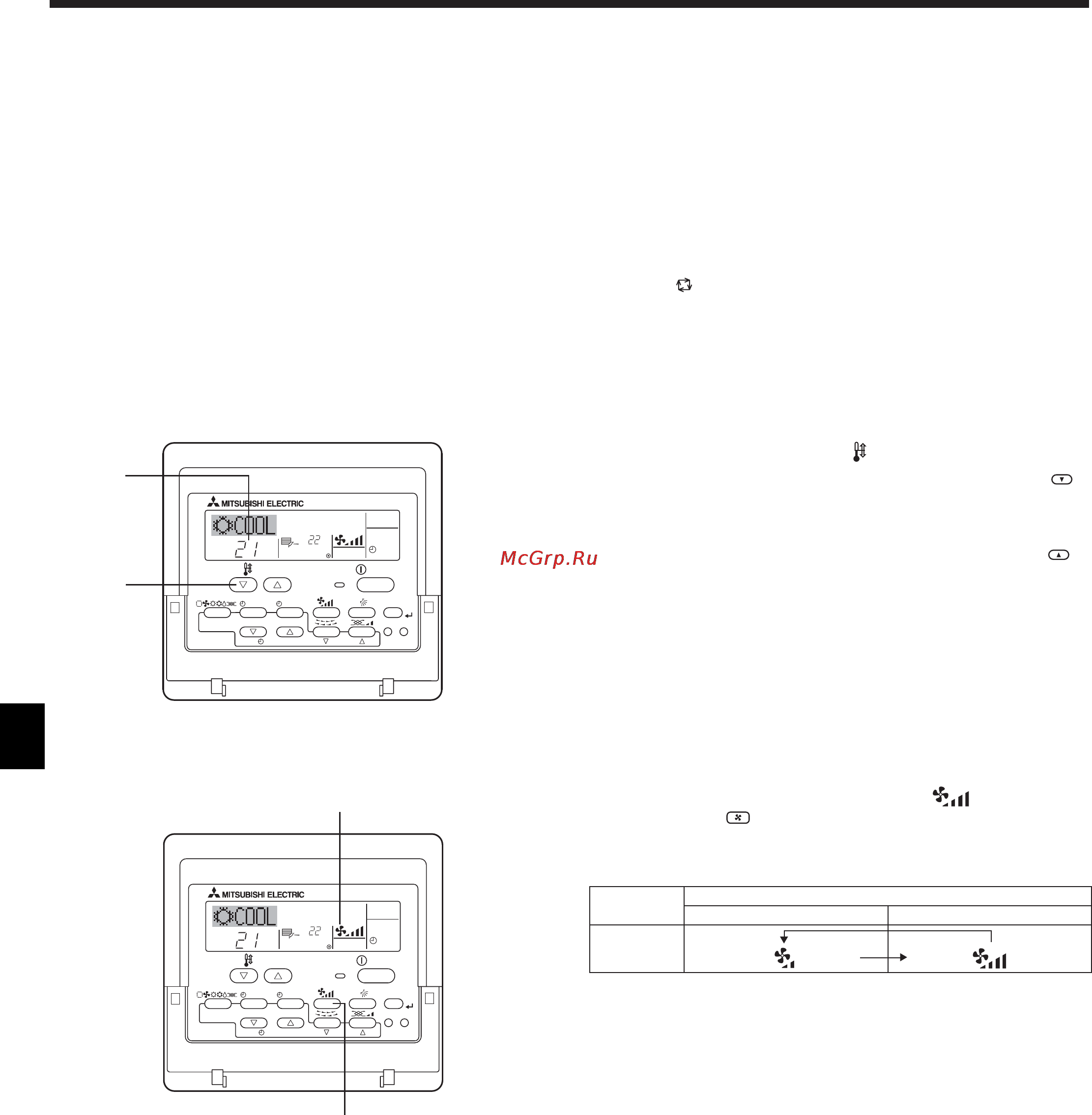 Mitsubishi Electric SEZ-KC25VA.W [4/16] Управление