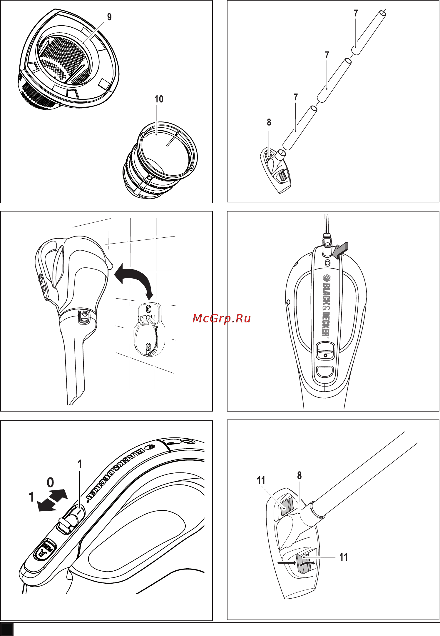 Black & Decker DV7210N Инструкция по эксплуатации онлайн [2/12] 28737