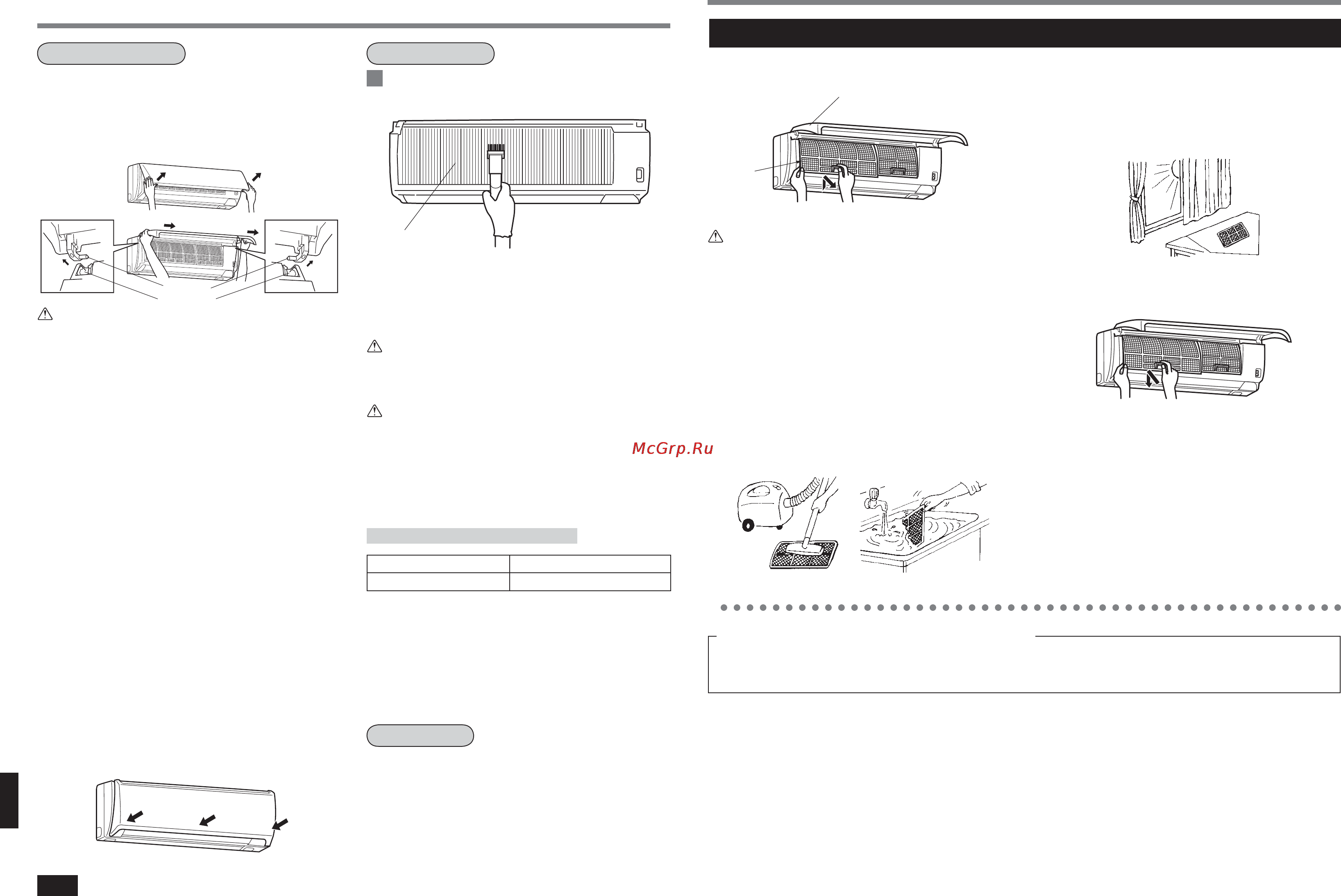 Mitsubishi Electric MSZ-GB50VA-E1 [10/16] Чистка воздушного katexиhobгo
