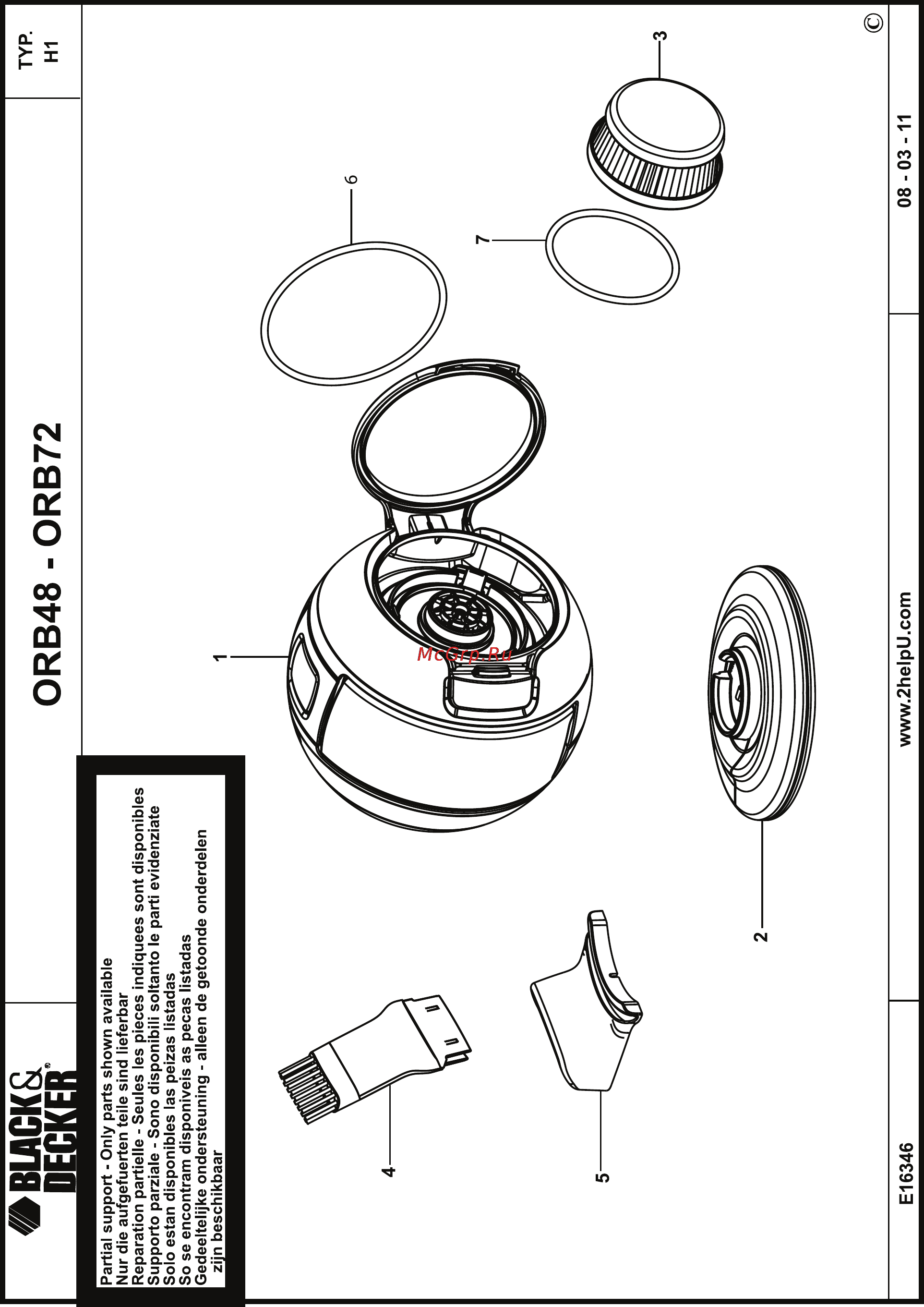Black & Decker ORB48PWN Инструкция по эксплуатации онлайн [9/12] 78031