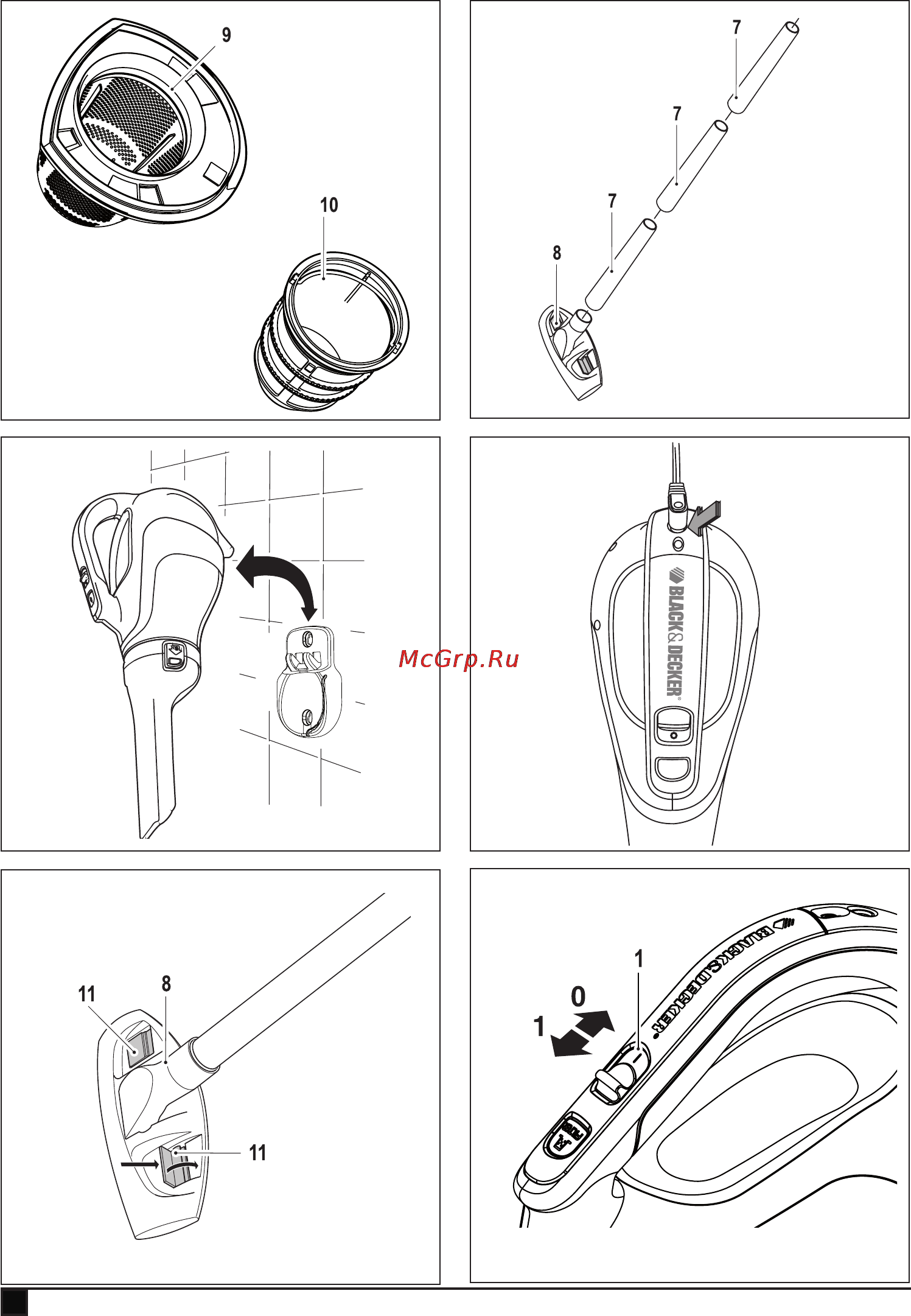 Black & Decker DV9610NF Инструкция по эксплуатации онлайн [2/72] 28723