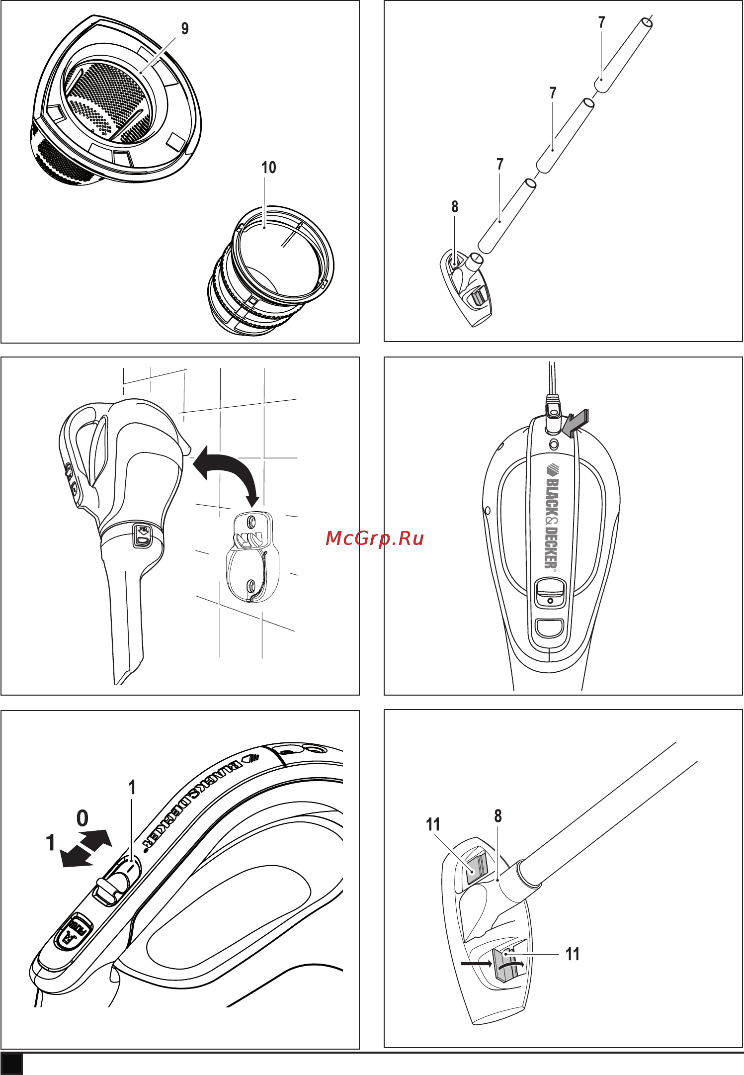 Black & Decker DV7210NF Инструкция по эксплуатации онлайн [2/72] 78036