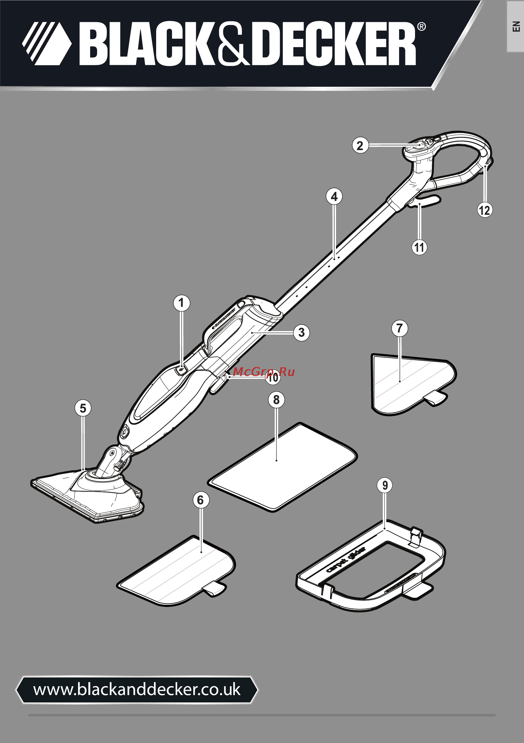 Black & Decker FSM1630 Инструкция по эксплуатации онлайн