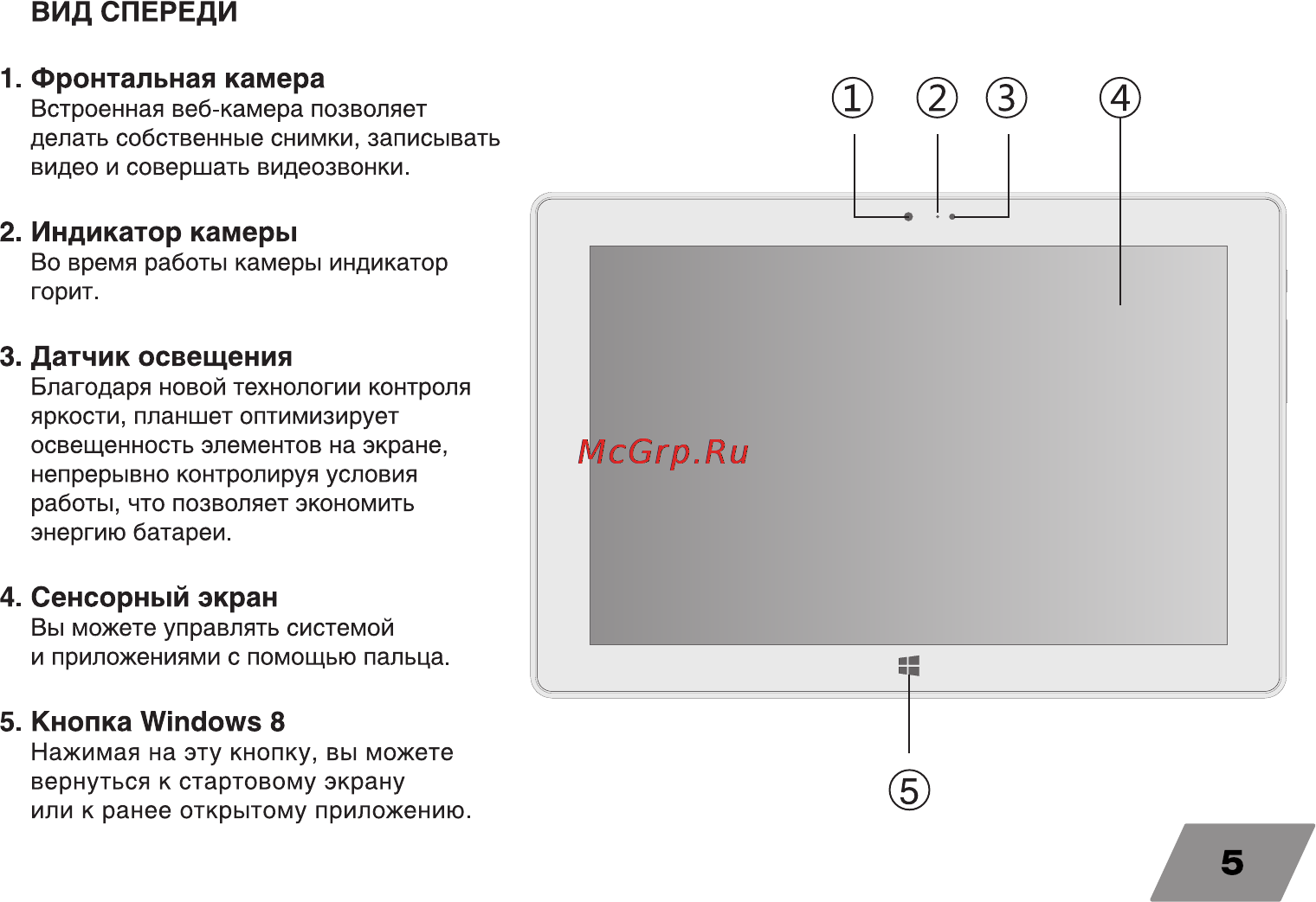 Digma EVE 10.3 16Gb Wi-Fi+3G Black [5/16] Фронтальная камера