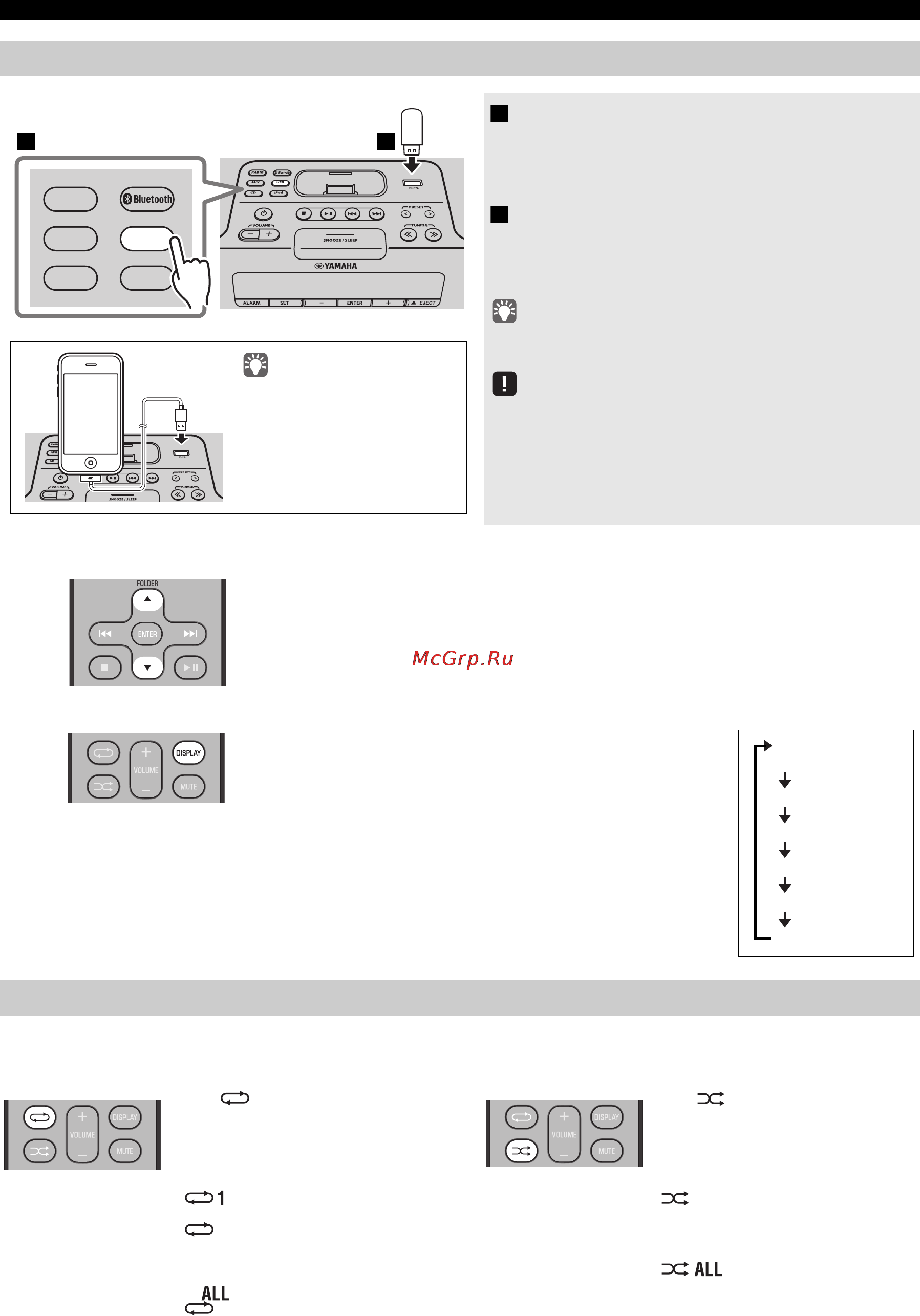 Yamaha TSX-B232 White [10/200] Listening to a usb device
