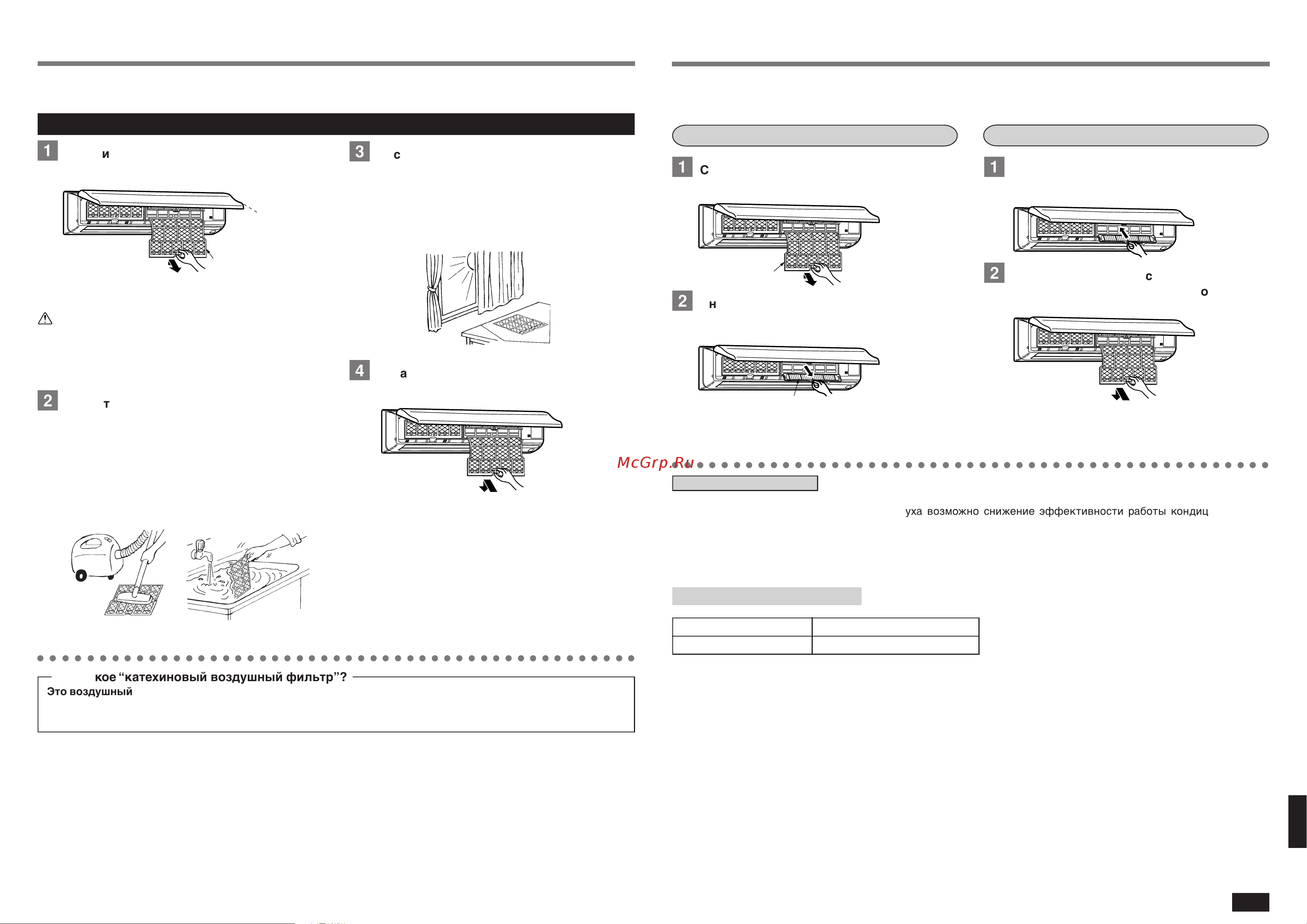 Mitsubishi Electric MS-GA80VB-E1 [10/13] Замена фильтра очистки воздуха опция