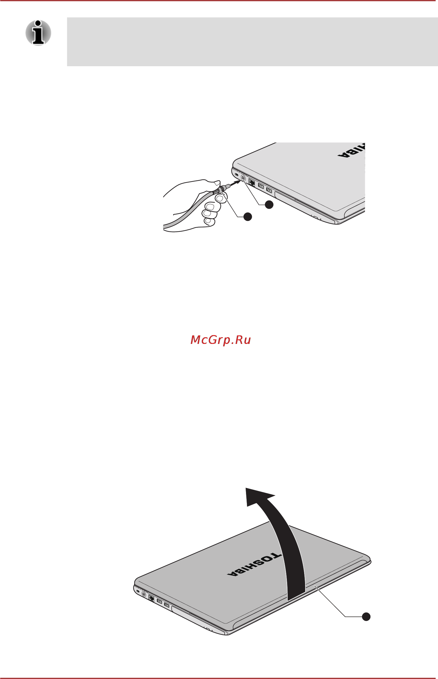 Toshiba Satellite P855-DWS [42/208] Открывание дисплея