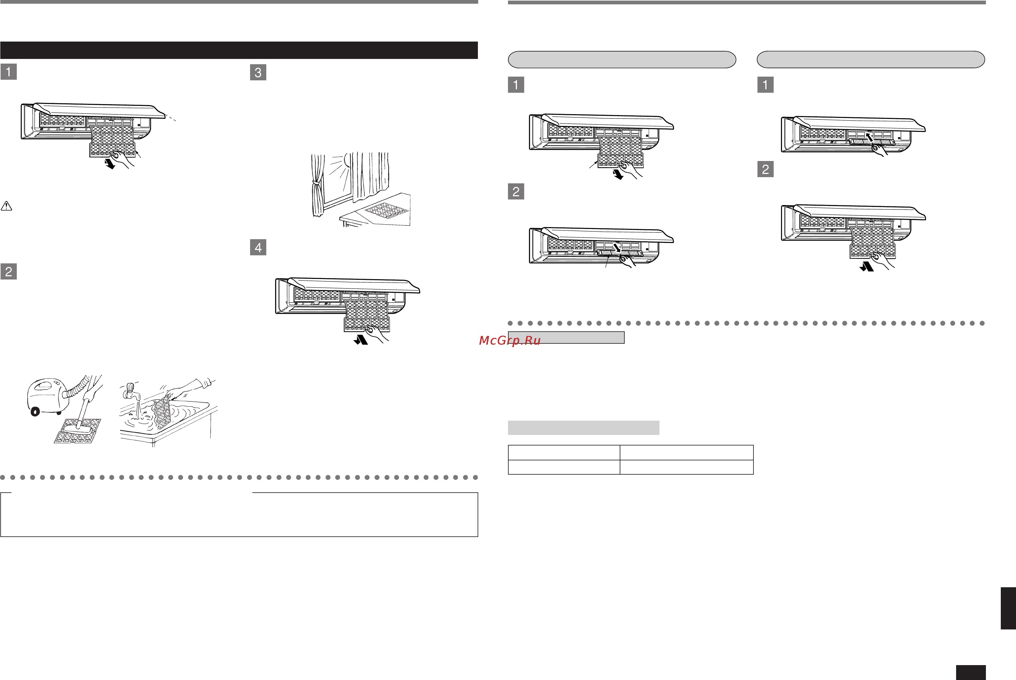 Mitsubishi Electric MS-GD80VB-E1 [10/14] Замена фильтра очистки воздуха опция