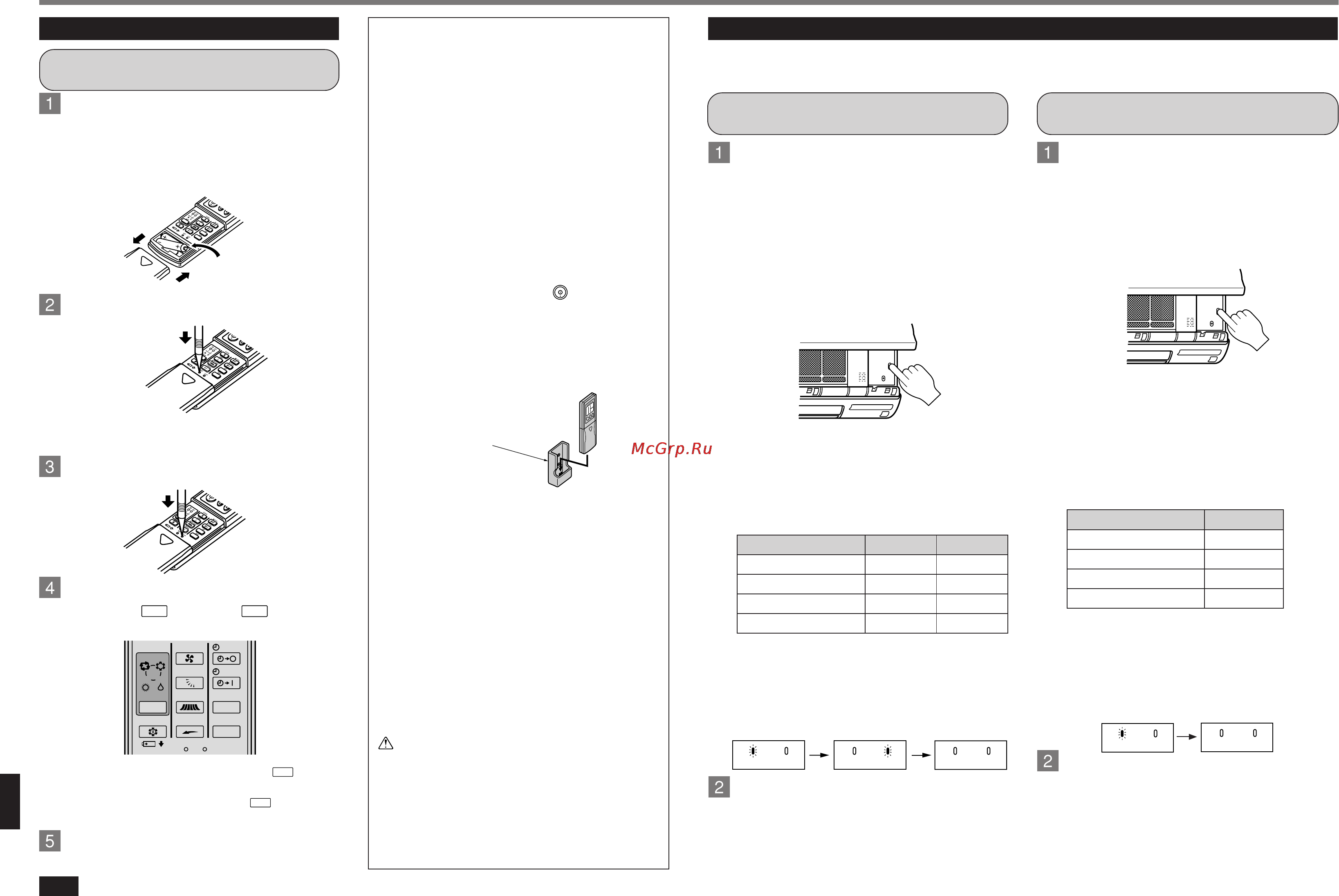Mitsubishi Electric MSH-GD80VB-E1 [5/14] Пульт дистанционного управления