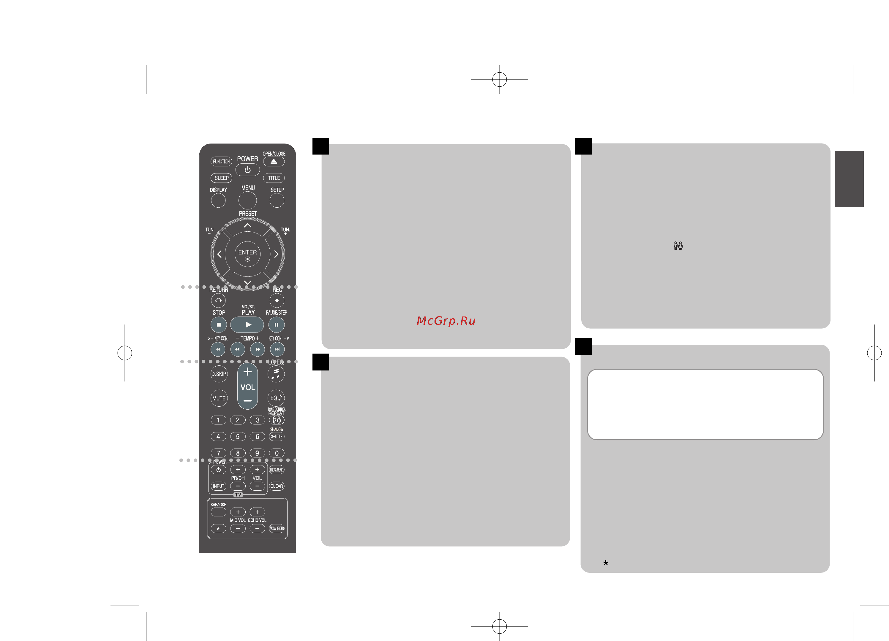 LG MDT364K [7/24] Пульт дистанционного управления