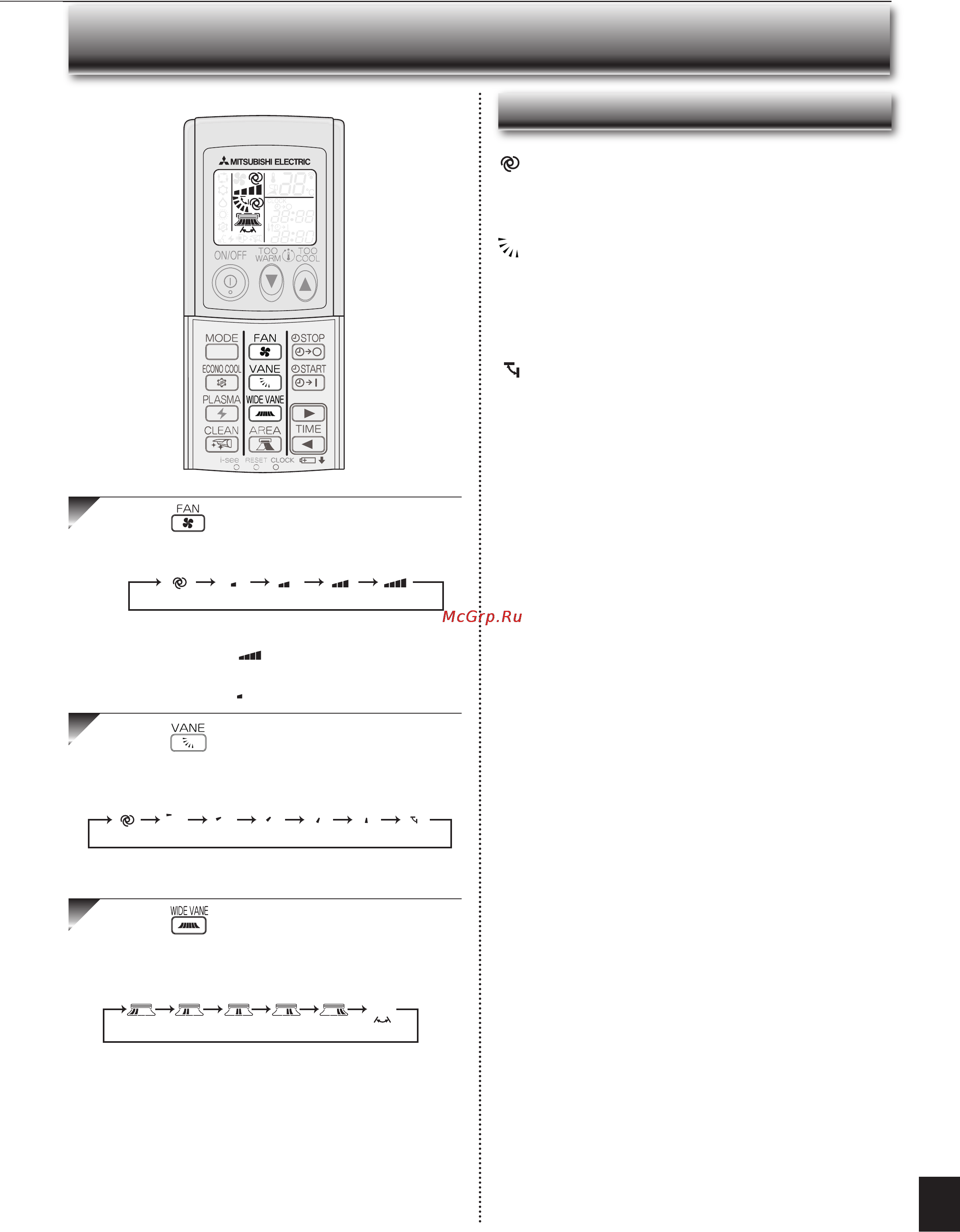 Mitsubishi Electric MSZ-FD35VA-E1 [7/12] Вручную