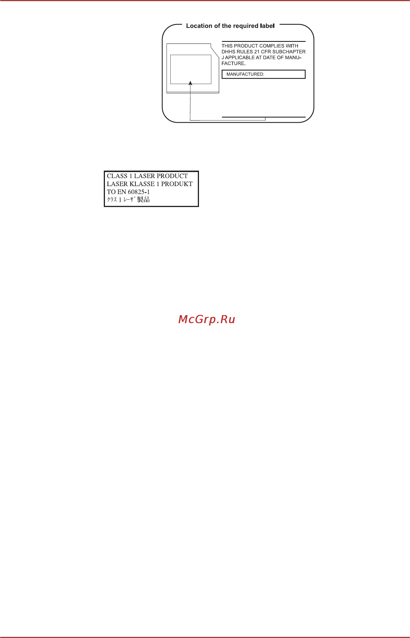 Toshiba Satellite L955-D6M [19/175] Меры предосторожности